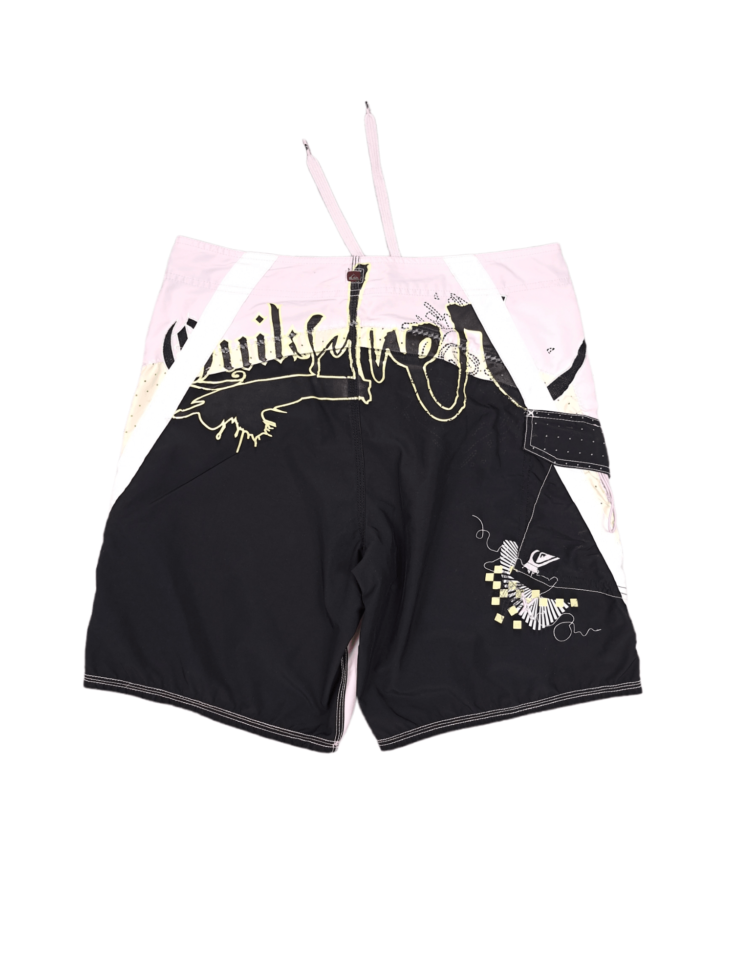 Quicksilver Vintage 90s QUICKSILVER Hawaii Beach Pink Short Pant Size US 34 / EU 50 - 4 Thumbnail