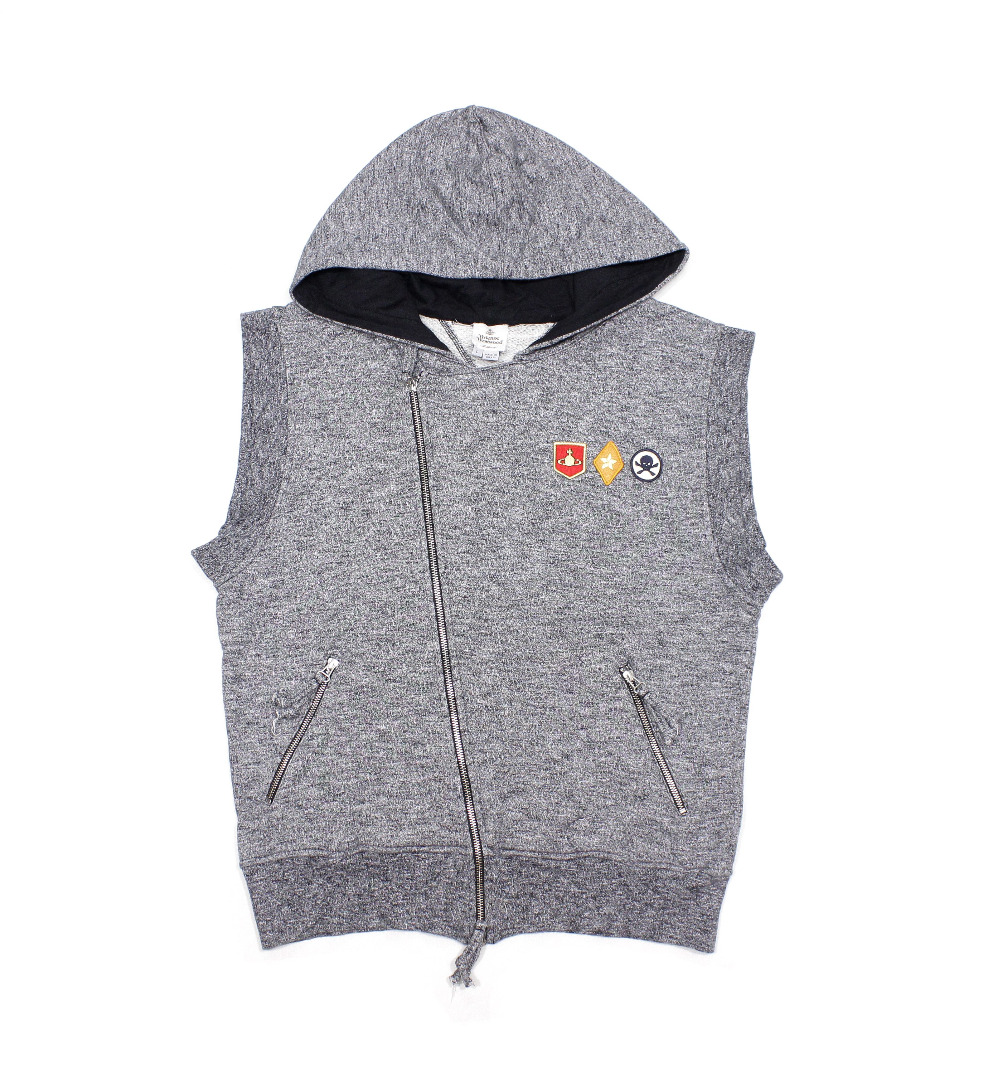 Vivienne Westwood 2013 Logo Hooded Punk Vest Size US L / EU 52-54 / 3 - 1 Thumbnail
