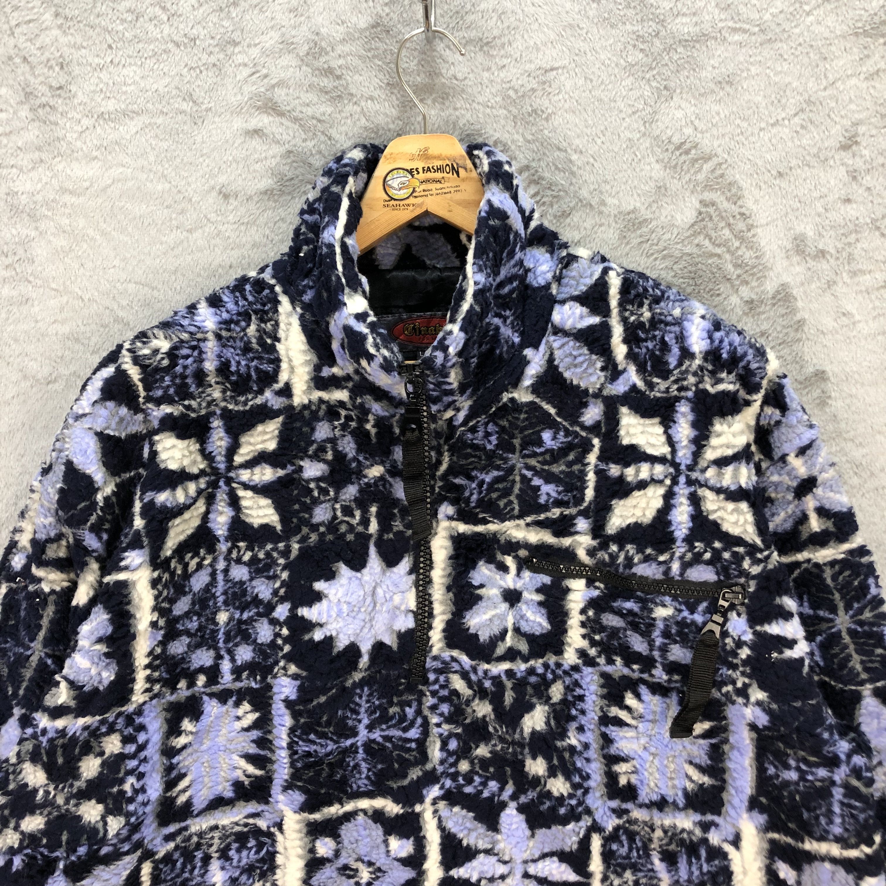 Vintage Rinabar Icy Wind Quarter Zip Deep Pile Fleece #5687-202 Size US L / EU 52-54 / 3 - 2 Thumbnail