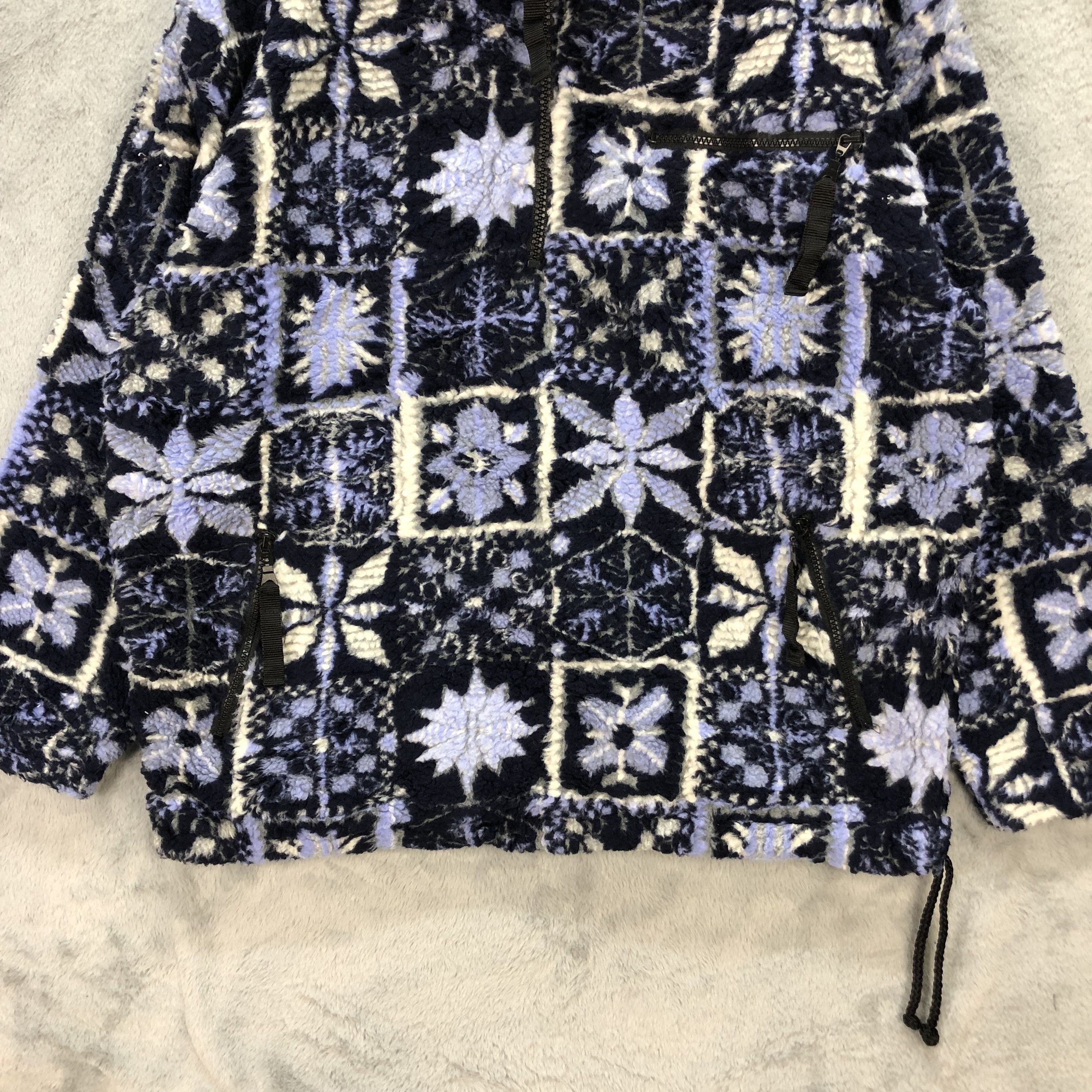 Vintage Rinabar Icy Wind Quarter Zip Deep Pile Fleece #5687-202 Size US L / EU 52-54 / 3 - 3 Thumbnail