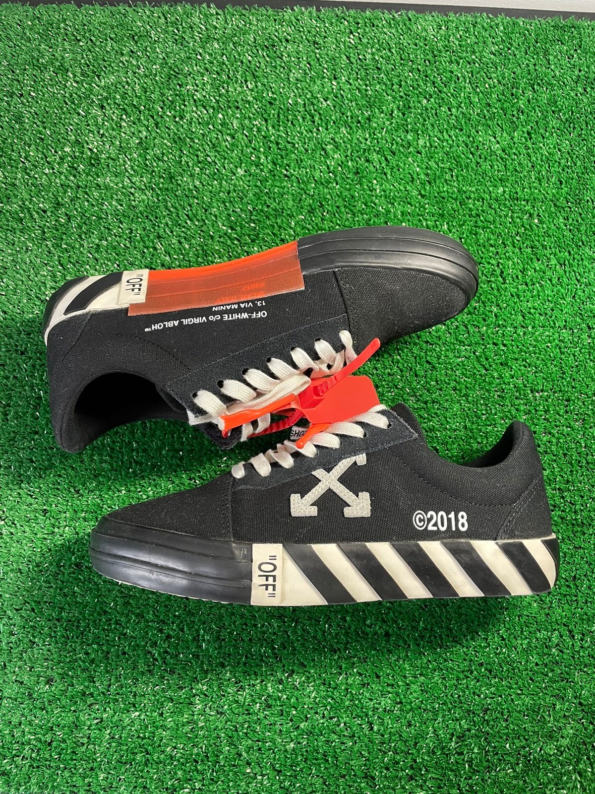 Off-White Off White Vulc Low Top Black | Grailed