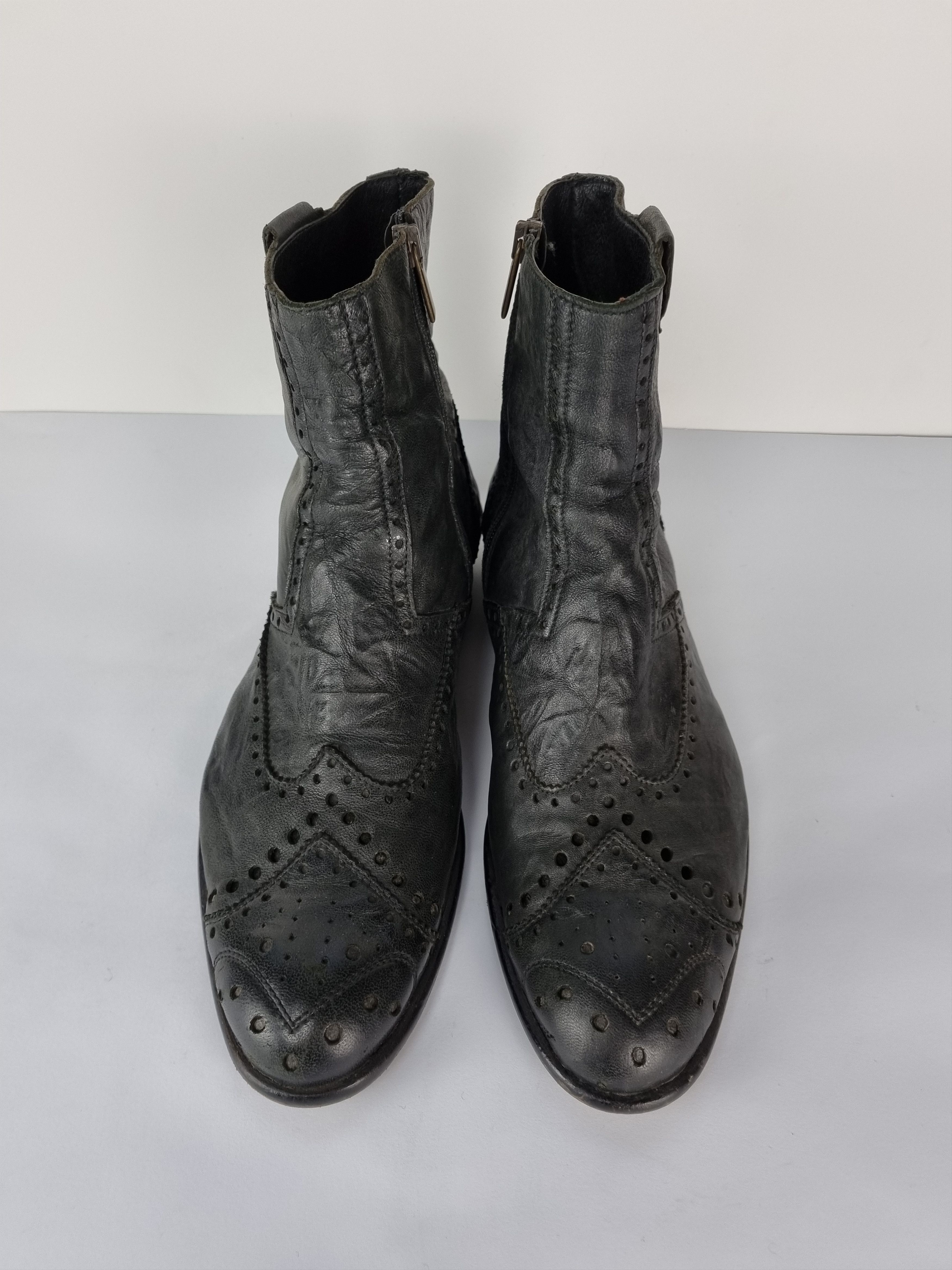 Vintage Vintage Leather Boots made in Italy Size US 8 / EU 41 - 2 Thumbnail