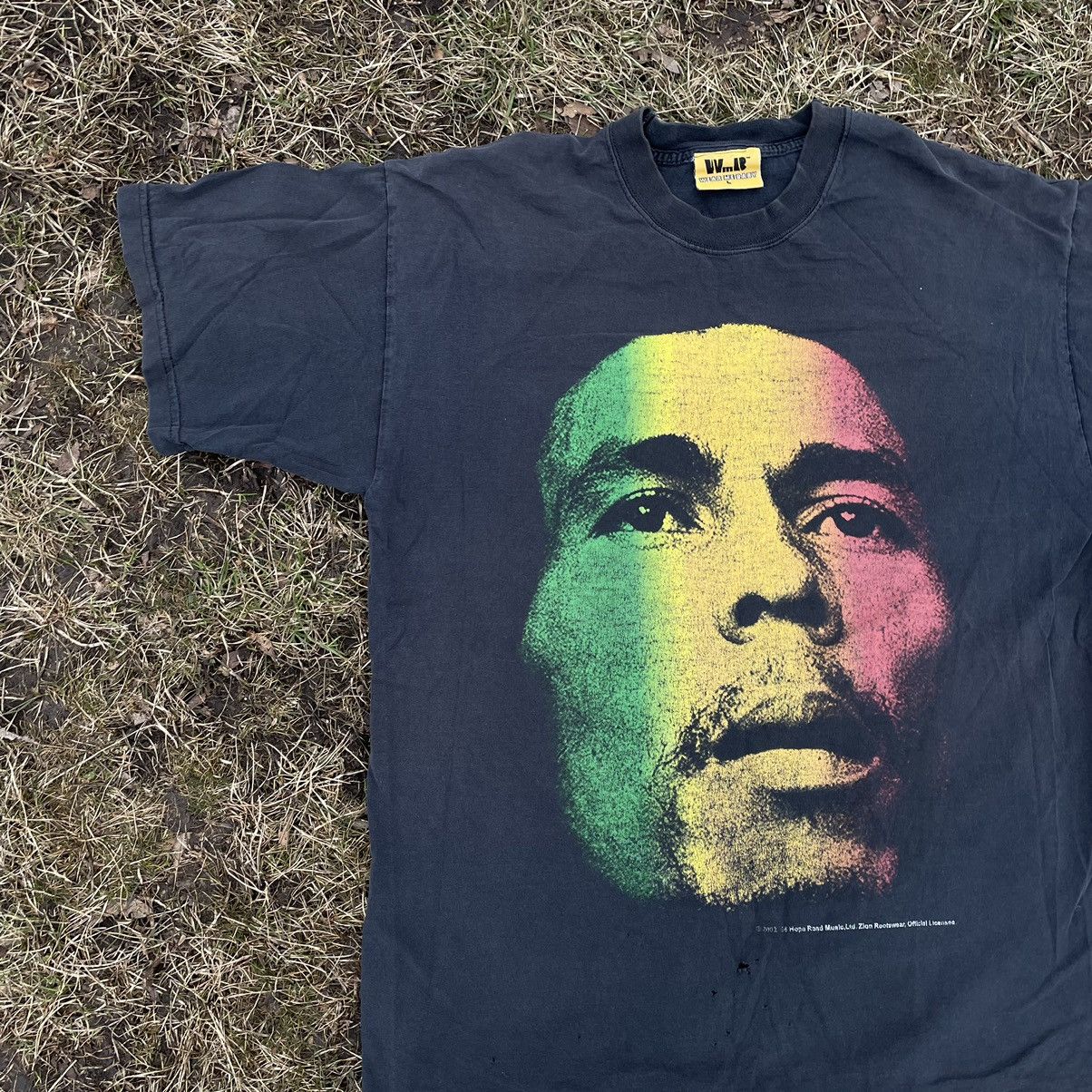 Vintage Vintage 90s Sun Faded Rasta Portrait Graphic Tee Skater L Size US L / EU 52-54 / 3 - 3 Thumbnail