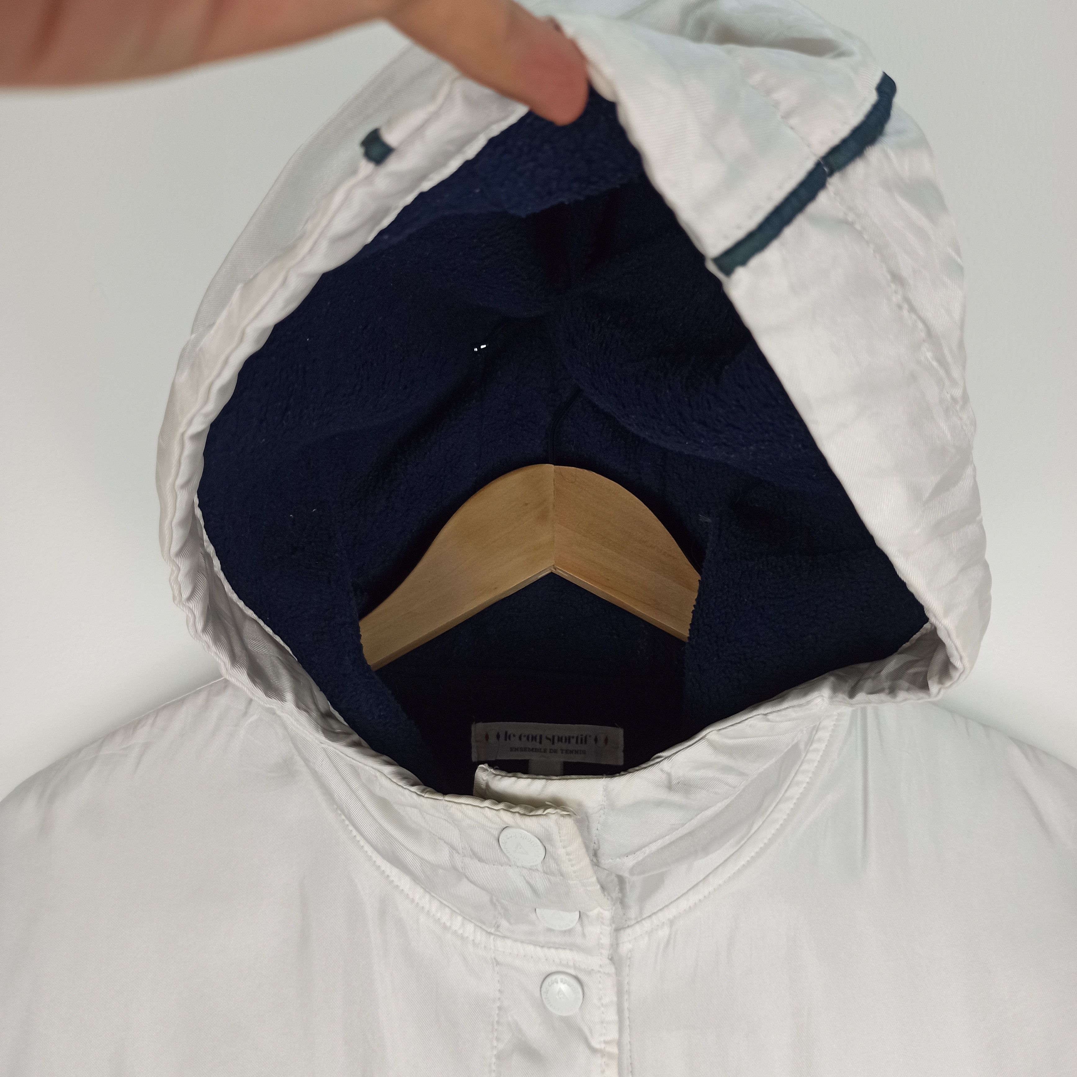 Japanese Brand Rare🔥 Le Coq Sportif Long Windbreaker Jacket Winter Size US XL / EU 56 / 4 - 7 Thumbnail