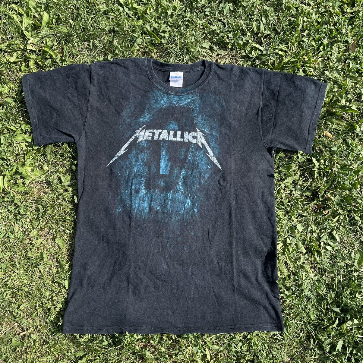 Vintage Vintage 90s Metallica Faded Graphic Band Tee Black Grail M Size US M / EU 48-50 / 2 - 1 Thumbnail