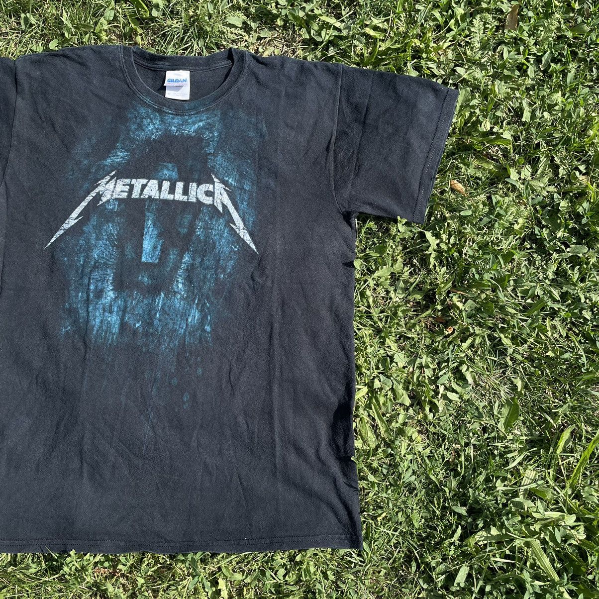 Vintage Vintage 90s Metallica Faded Graphic Band Tee Black Grail M Size US M / EU 48-50 / 2 - 2 Thumbnail
