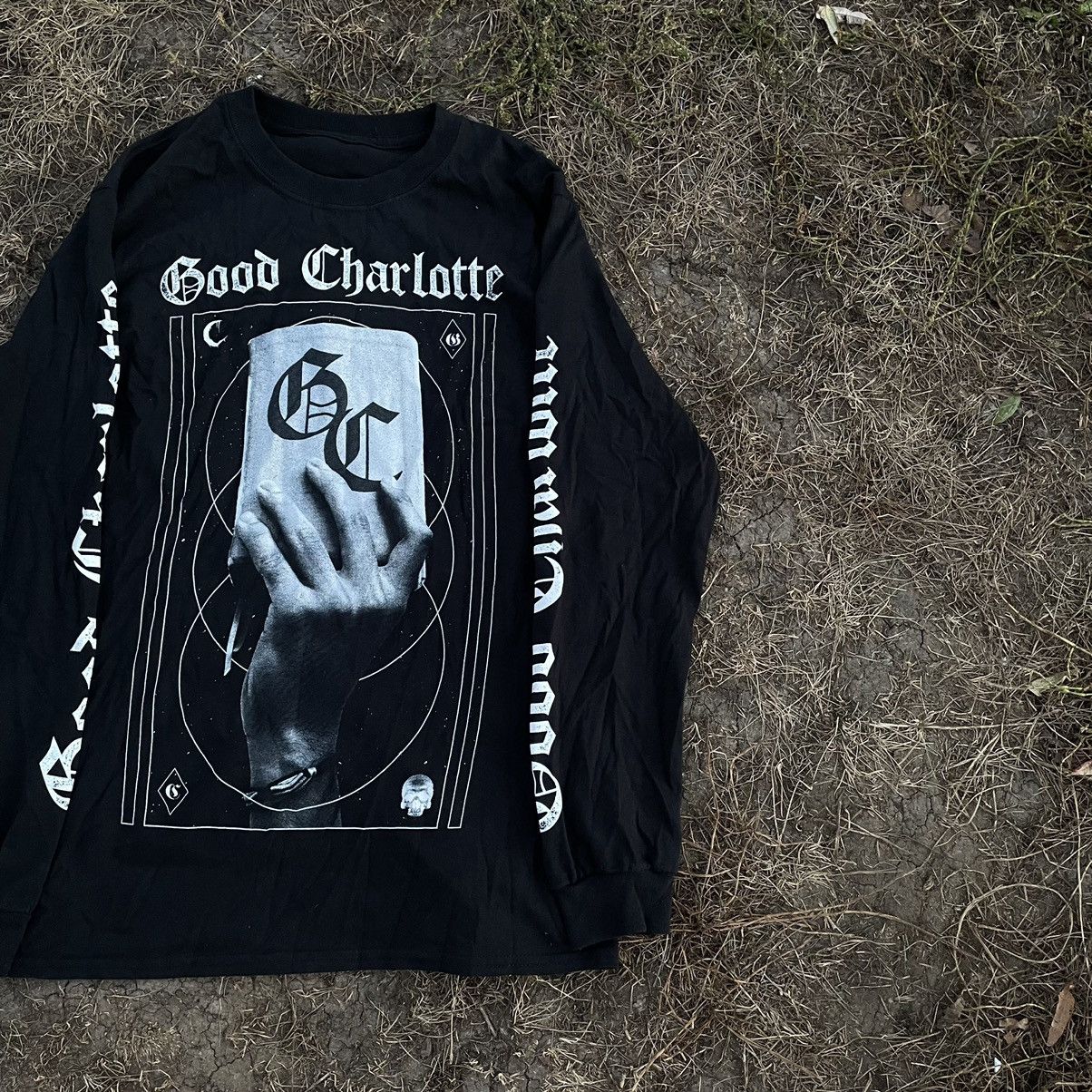 Vintage Vintage Y2K Good Charlotte Goth Graphic Long Sleeve Tee Blac Size US M / EU 48-50 / 2 - 2 Thumbnail