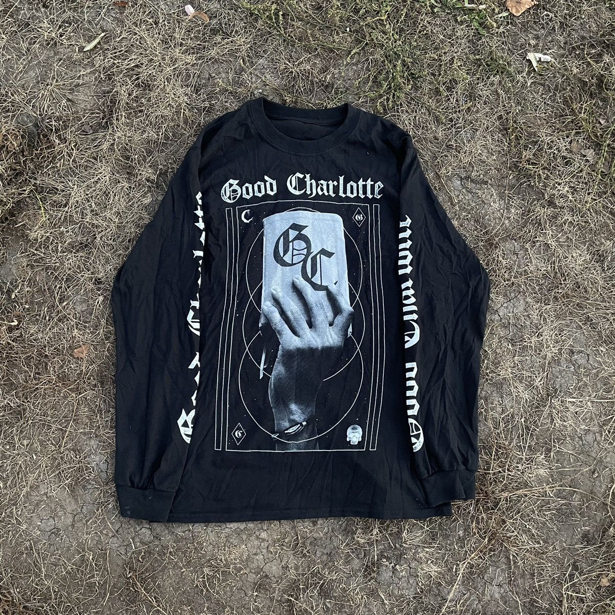 Vintage Vintage Y2K Good Charlotte Goth Graphic Long Sleeve Tee Blac Size US M / EU 48-50 / 2 - 1 Thumbnail