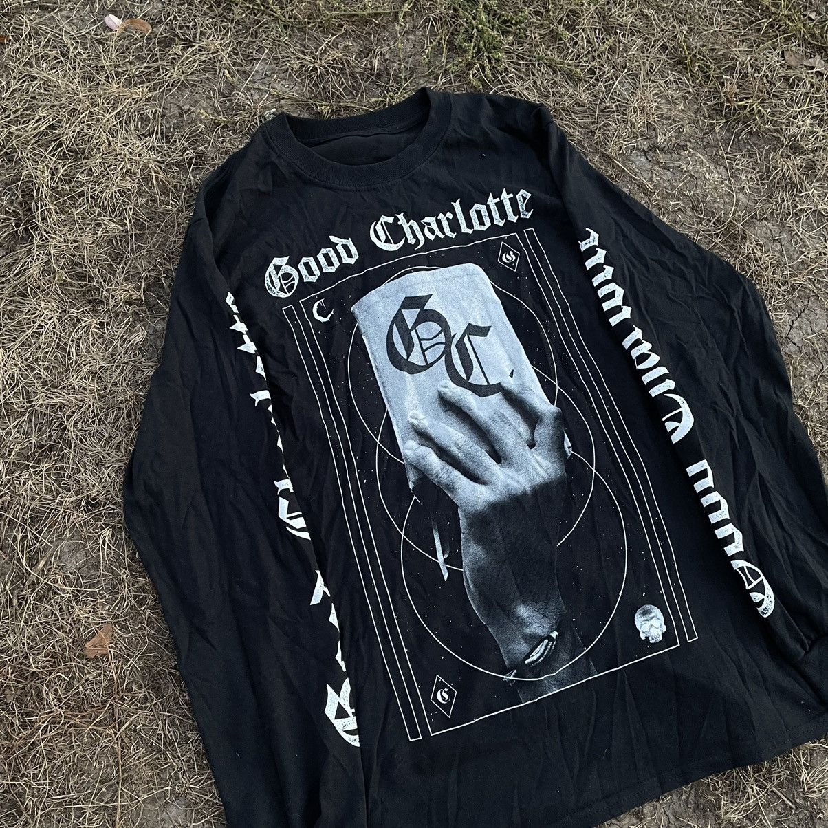 Vintage Vintage Y2K Good Charlotte Goth Graphic Long Sleeve Tee Blac Size US M / EU 48-50 / 2 - 4 Thumbnail