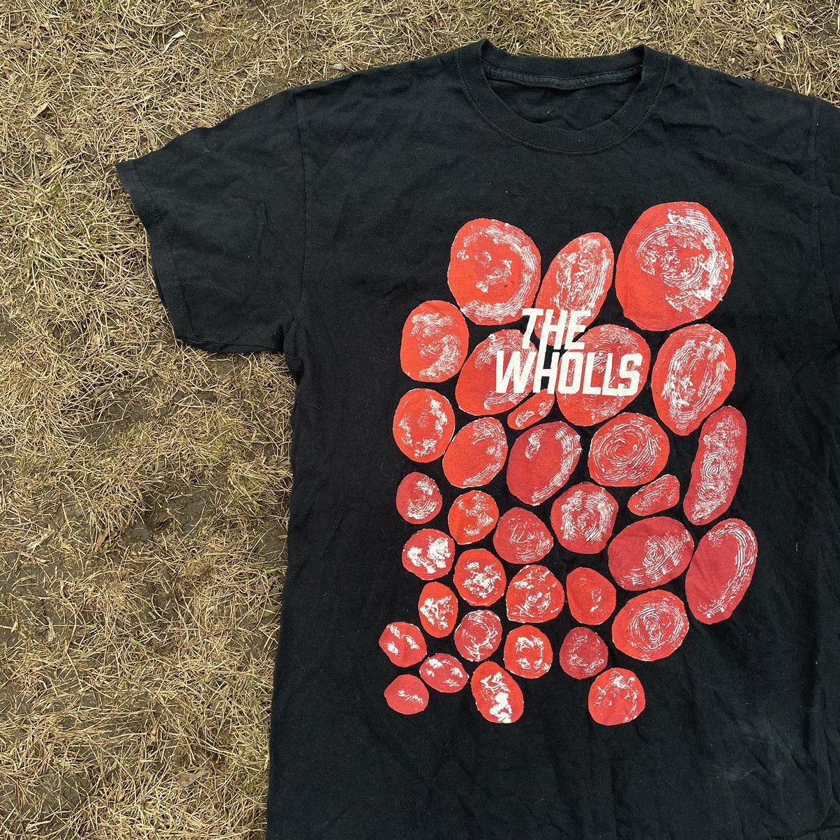 Vintage Vintage 90s Graphic Tee Red Apples All Over Print Black L Size US L / EU 52-54 / 3 - 3 Thumbnail