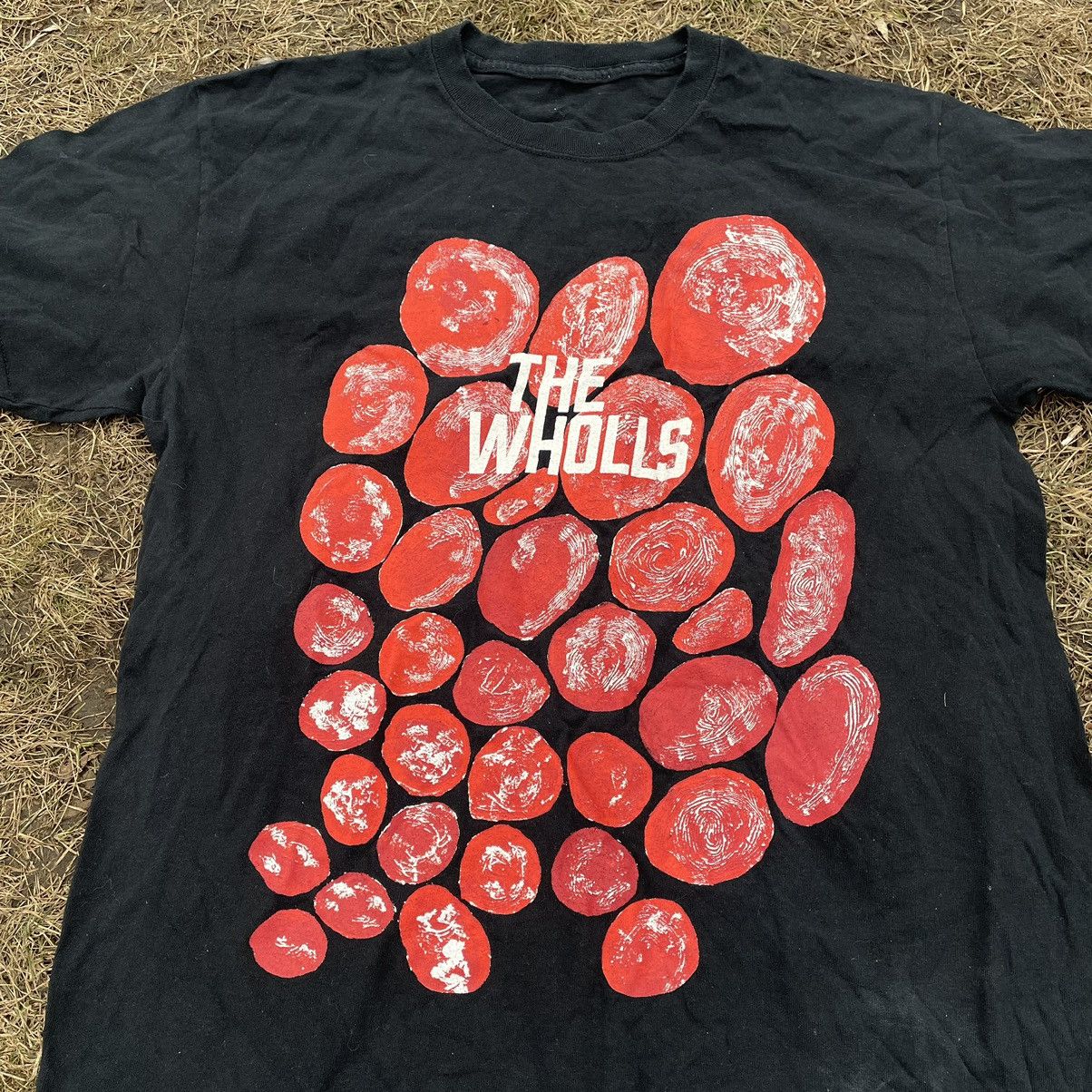 Vintage Vintage 90s Graphic Tee Red Apples All Over Print Black L Size US L / EU 52-54 / 3 - 4 Thumbnail