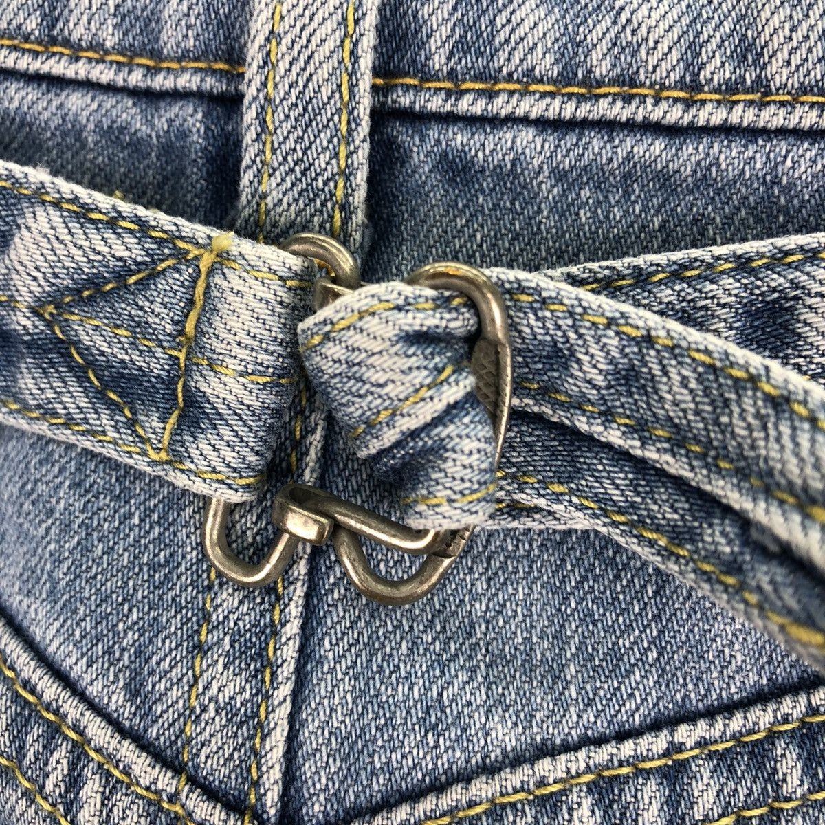 Japanese Brand × Vintage Vintage Mini Skirt Buckle Back Denim by Macphee Size 29" - 9 Thumbnail