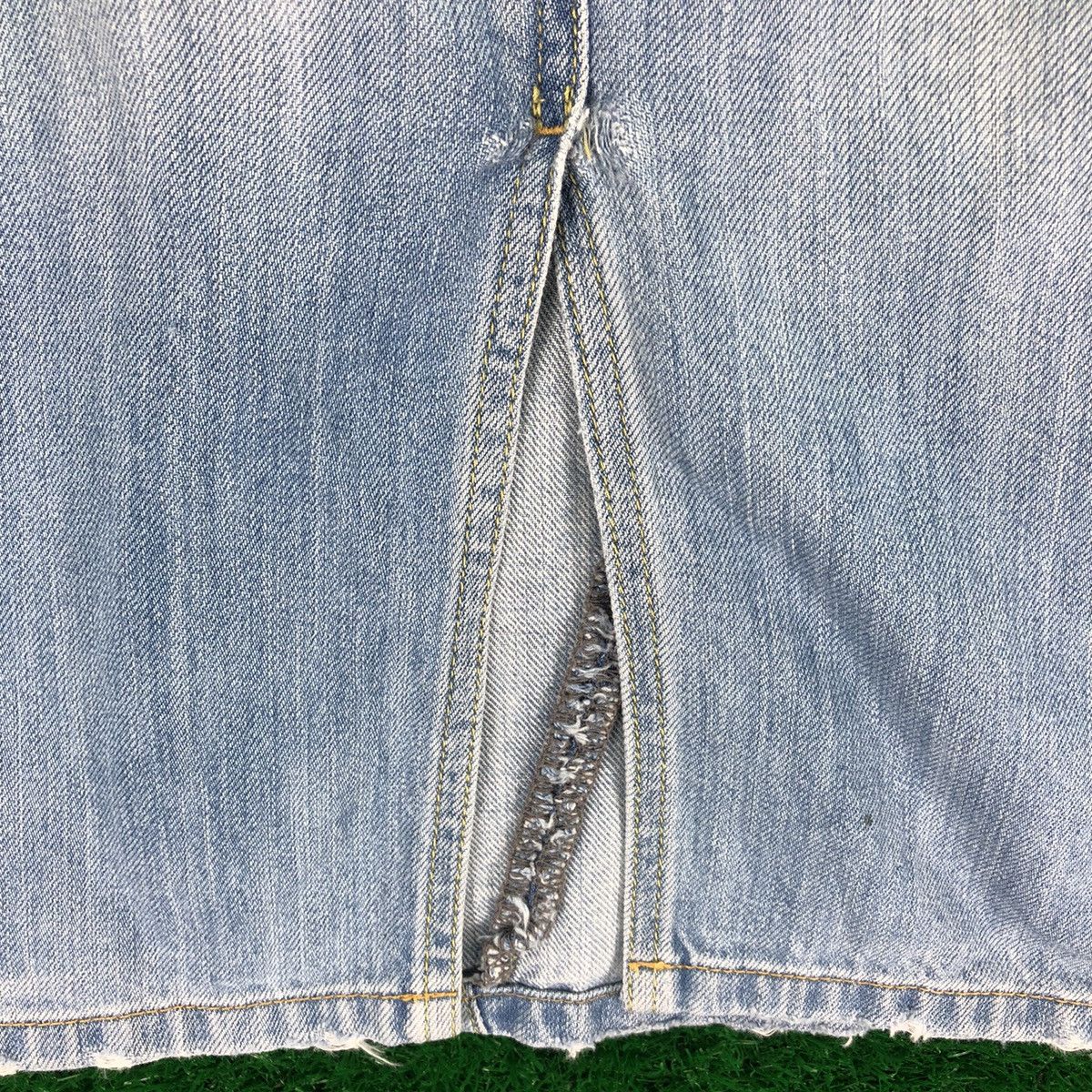 Japanese Brand × Vintage Vintage Mini Skirt Buckle Back Denim by Macphee Size 29" - 11 Thumbnail