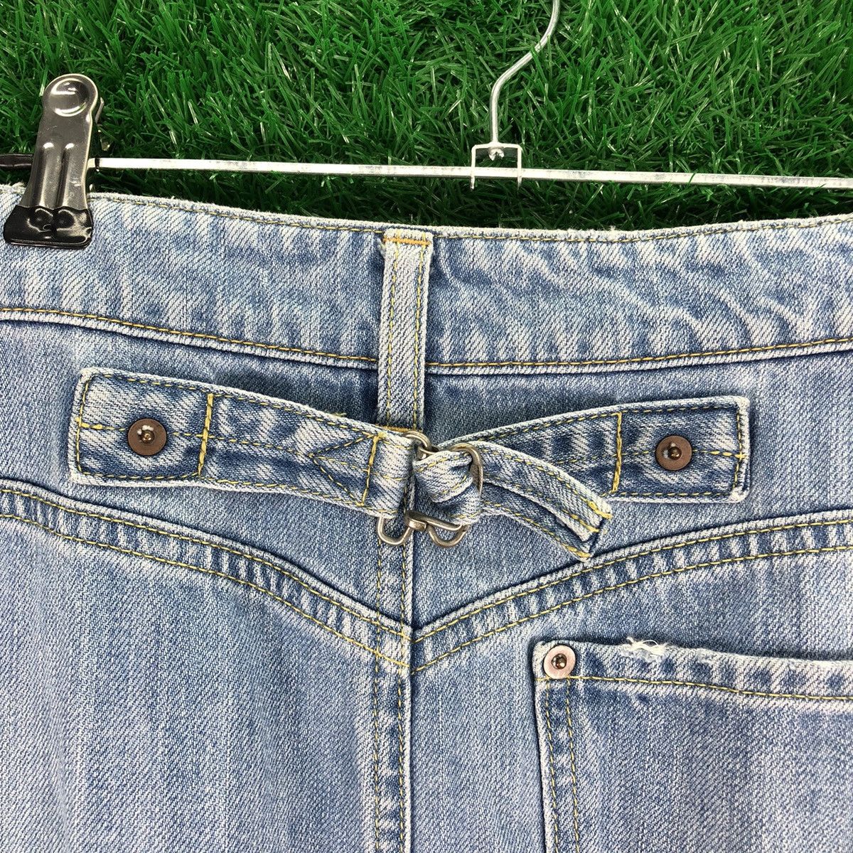 Japanese Brand × Vintage Vintage Mini Skirt Buckle Back Denim by Macphee Size 29" - 8 Thumbnail