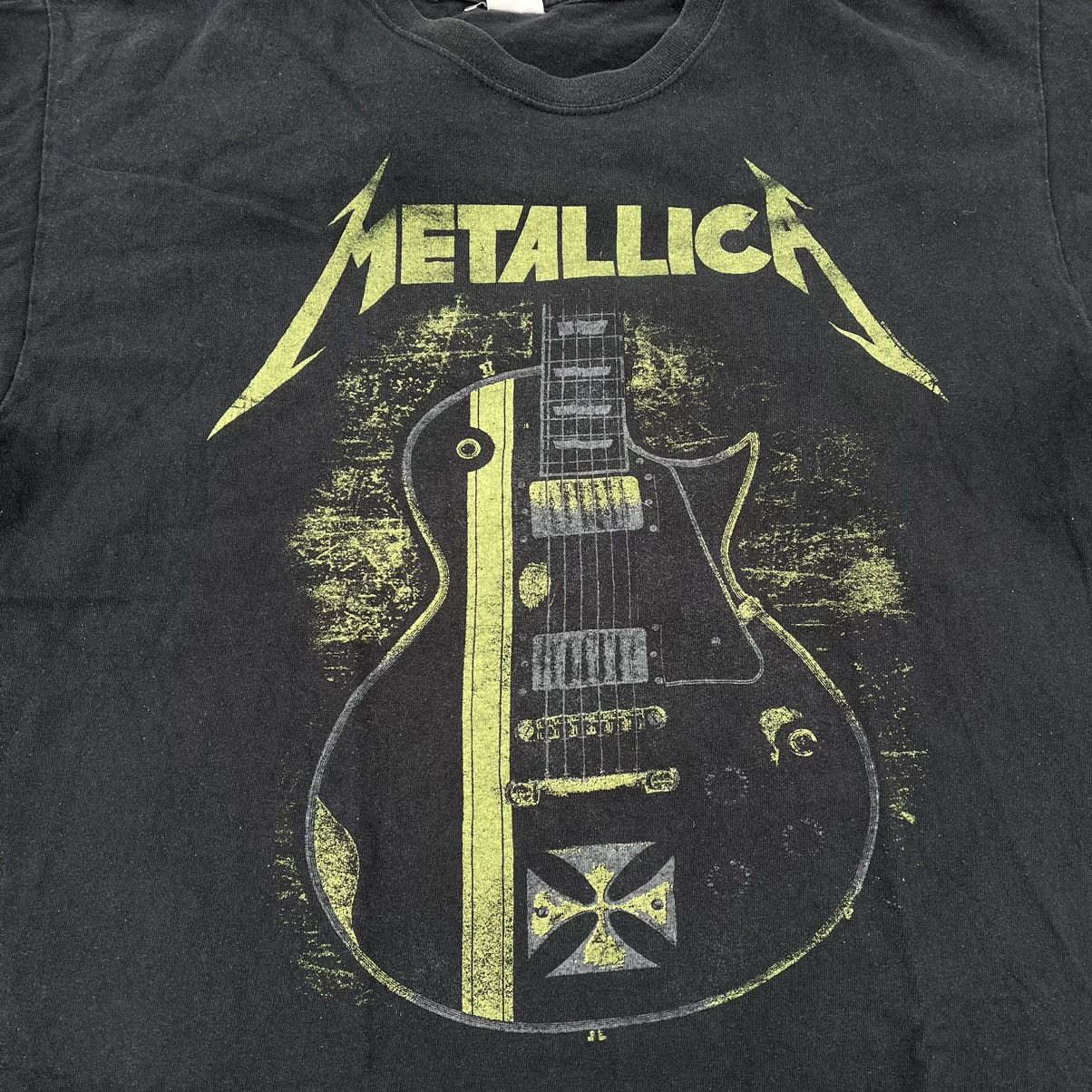 Vintage Vintage 90s Metallica Graphic Tee Sun Faded Grunge Band Tee Size US L / EU 52-54 / 3 - 5 Thumbnail