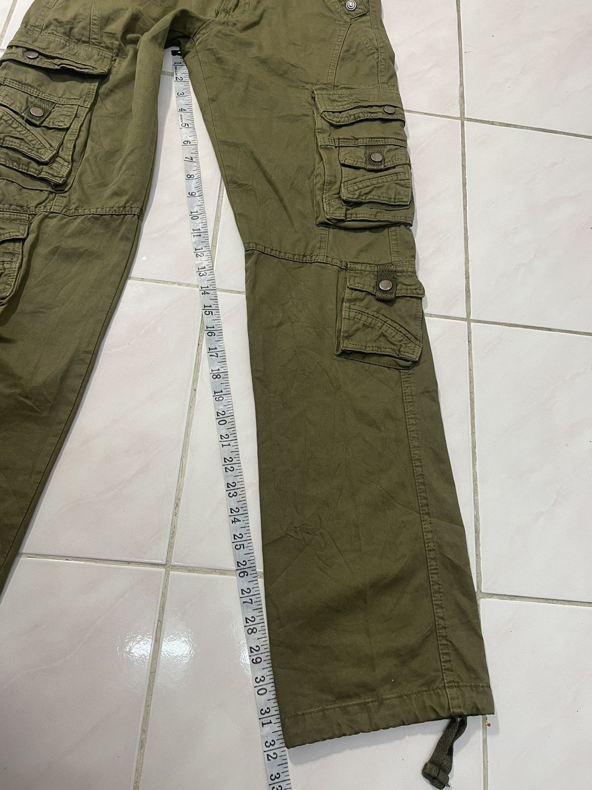 Japanese Brand Jun Multi Pocket Cargo Tactical Bondage Pants Size US 30 / EU 46 - 13 Thumbnail