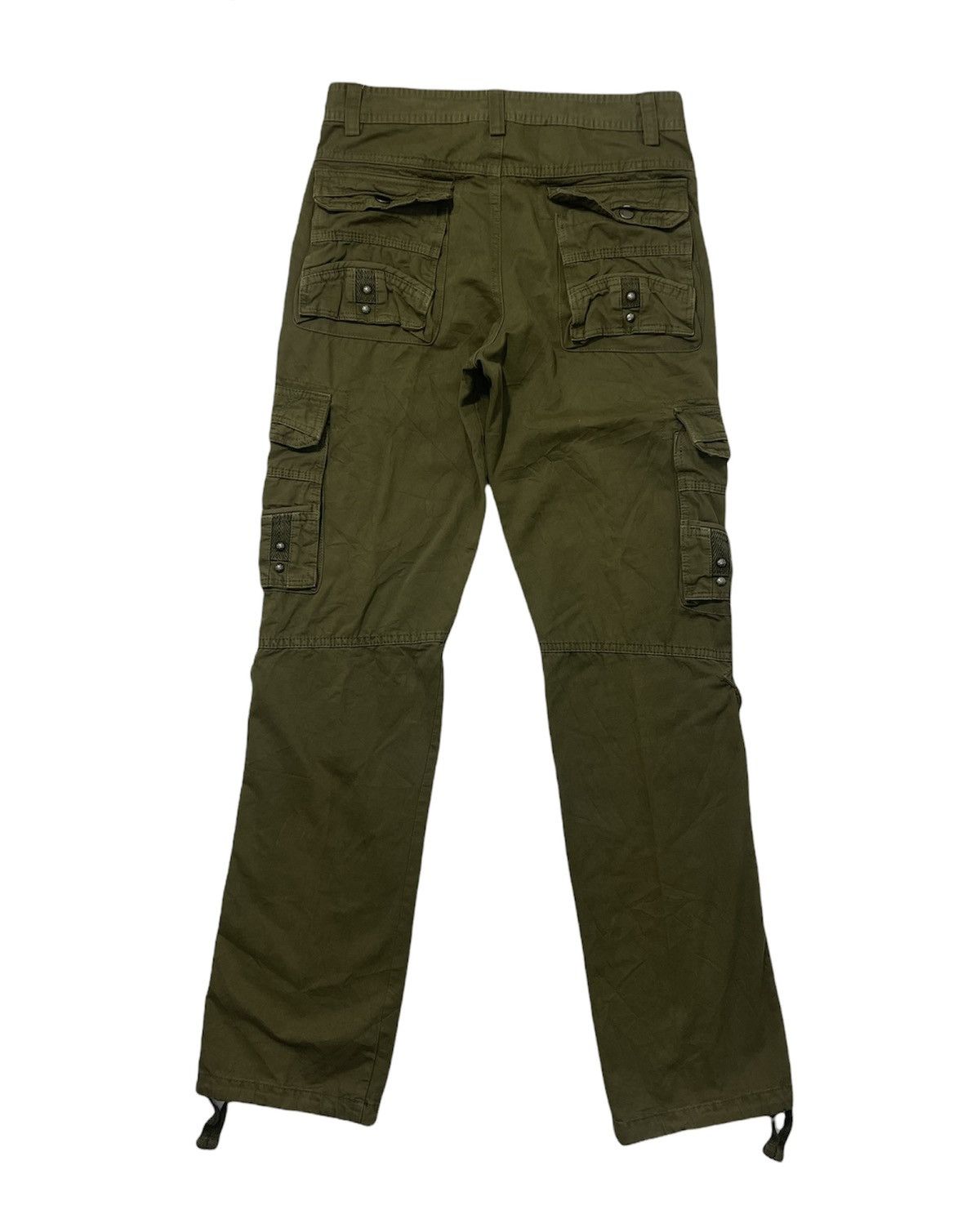 Japanese Brand Jun Multi Pocket Cargo Tactical Bondage Pants Size US 30 / EU 46 - 2 Thumbnail