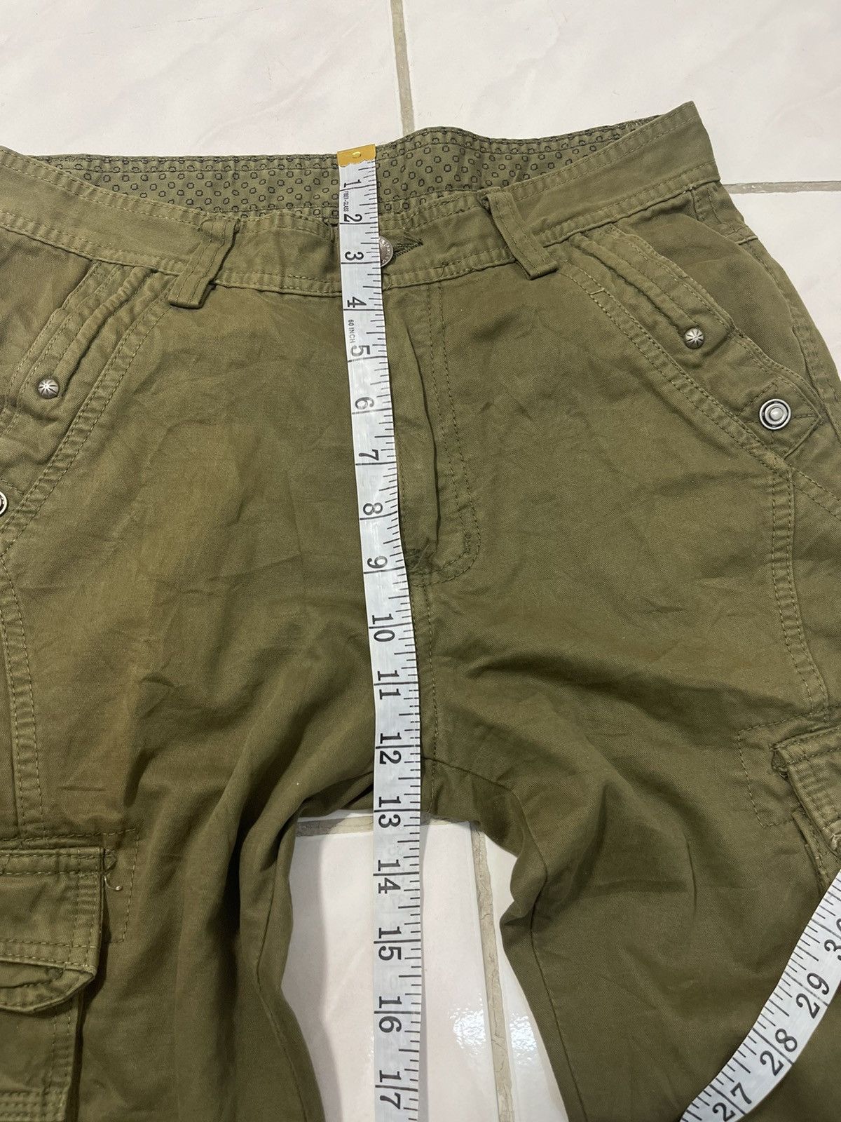 Japanese Brand Jun Multi Pocket Cargo Tactical Bondage Pants Size US 30 / EU 46 - 9 Thumbnail