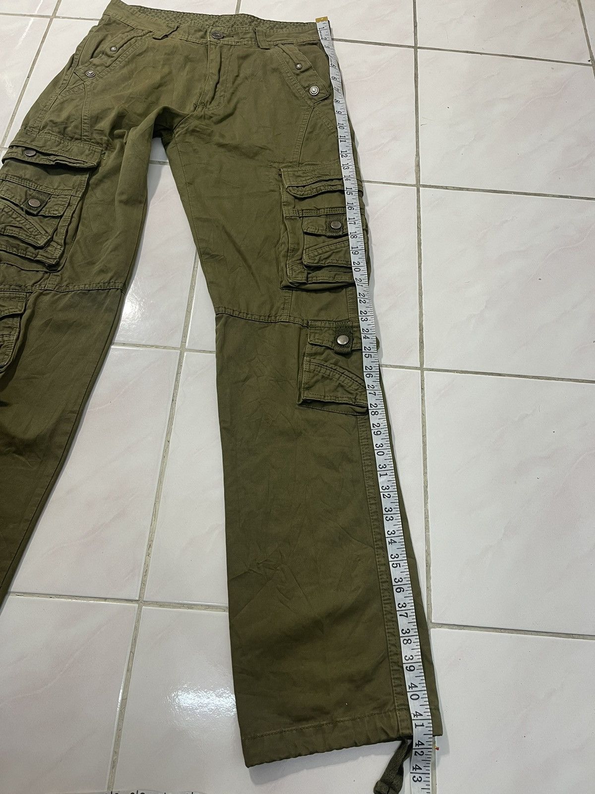 Japanese Brand Jun Multi Pocket Cargo Tactical Bondage Pants Size US 30 / EU 46 - 14 Thumbnail