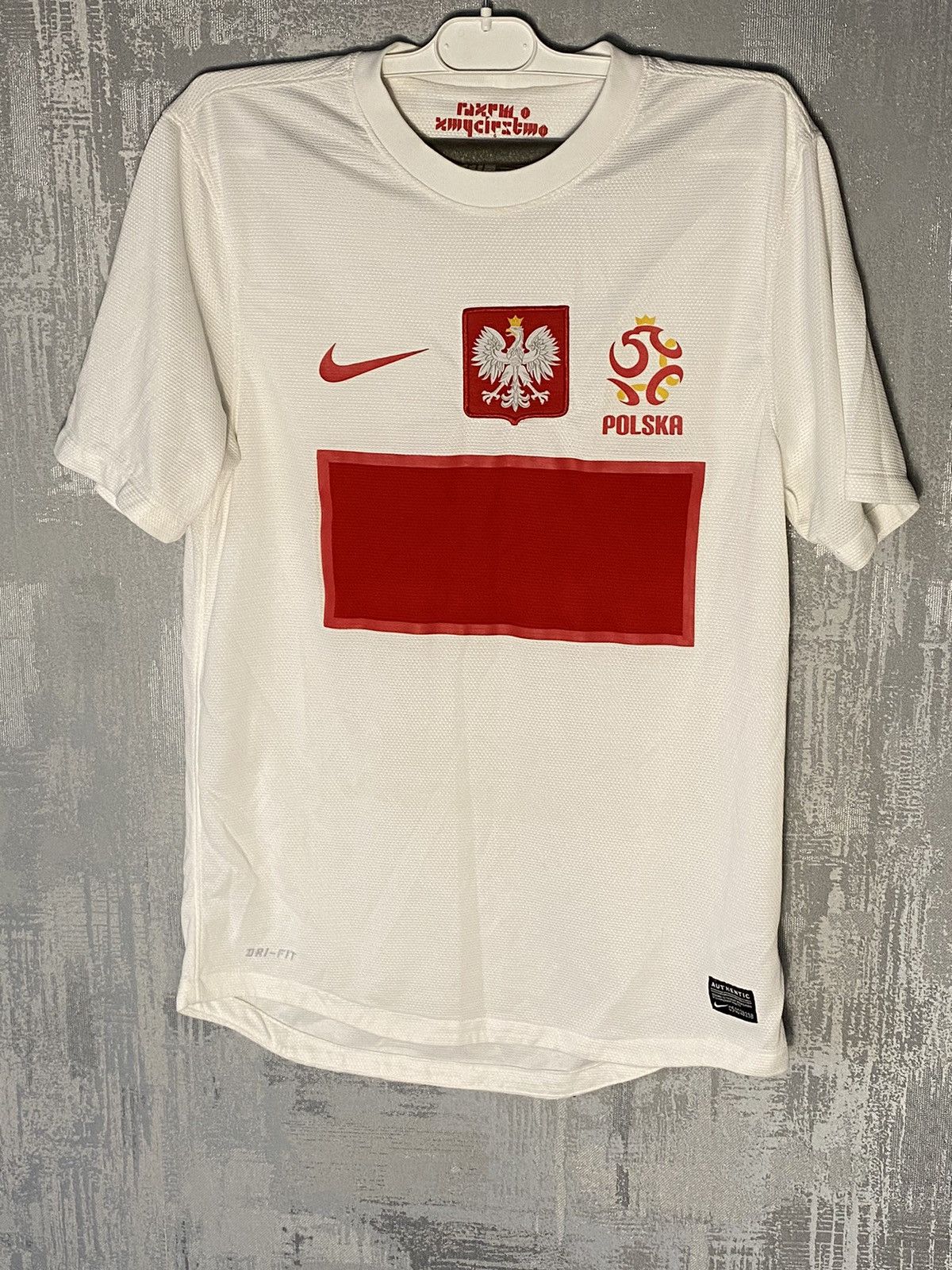 Nike 2012 2014 Poland Nike T-shirt National Team Soccer Jersey Size US S / EU 44-46 / 1 - 1 Thumbnail
