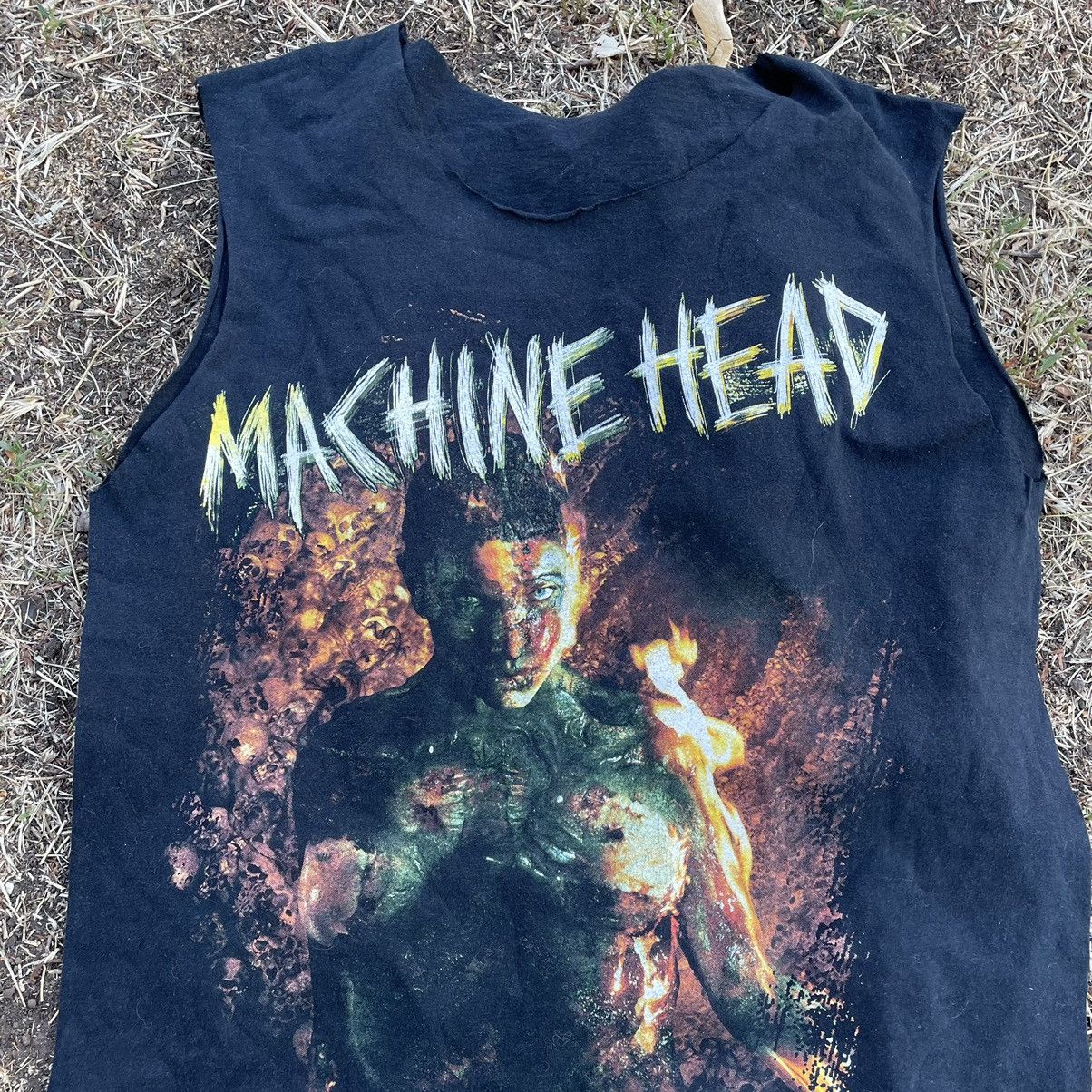 Vintage Vintage Y2K Machine Head Band Tee Graphic Grunge Oversized S Size US S / EU 44-46 / 1 - 4 Thumbnail