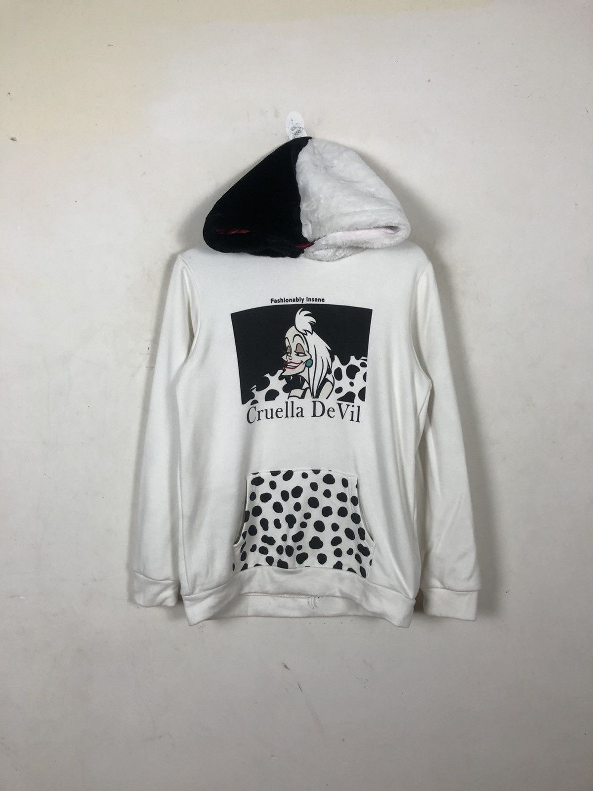Anime × Cartoon Network × Disney Cruella De Vil Double Tone Hoodie Size US M / EU 48-50 / 2 - 2 Thumbnail