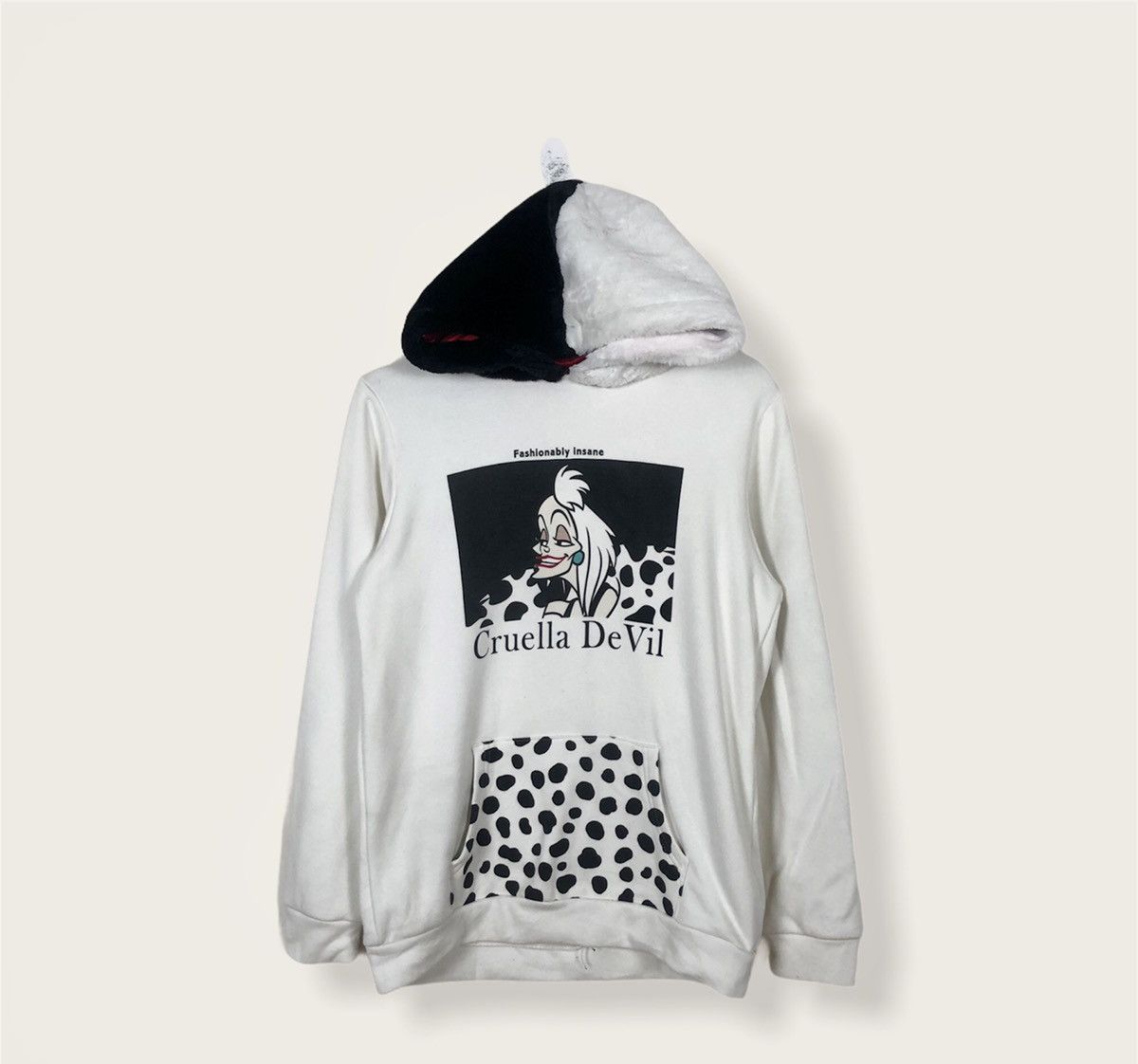 Anime × Cartoon Network × Disney Cruella De Vil Double Tone Hoodie Size US M / EU 48-50 / 2 - 1 Thumbnail