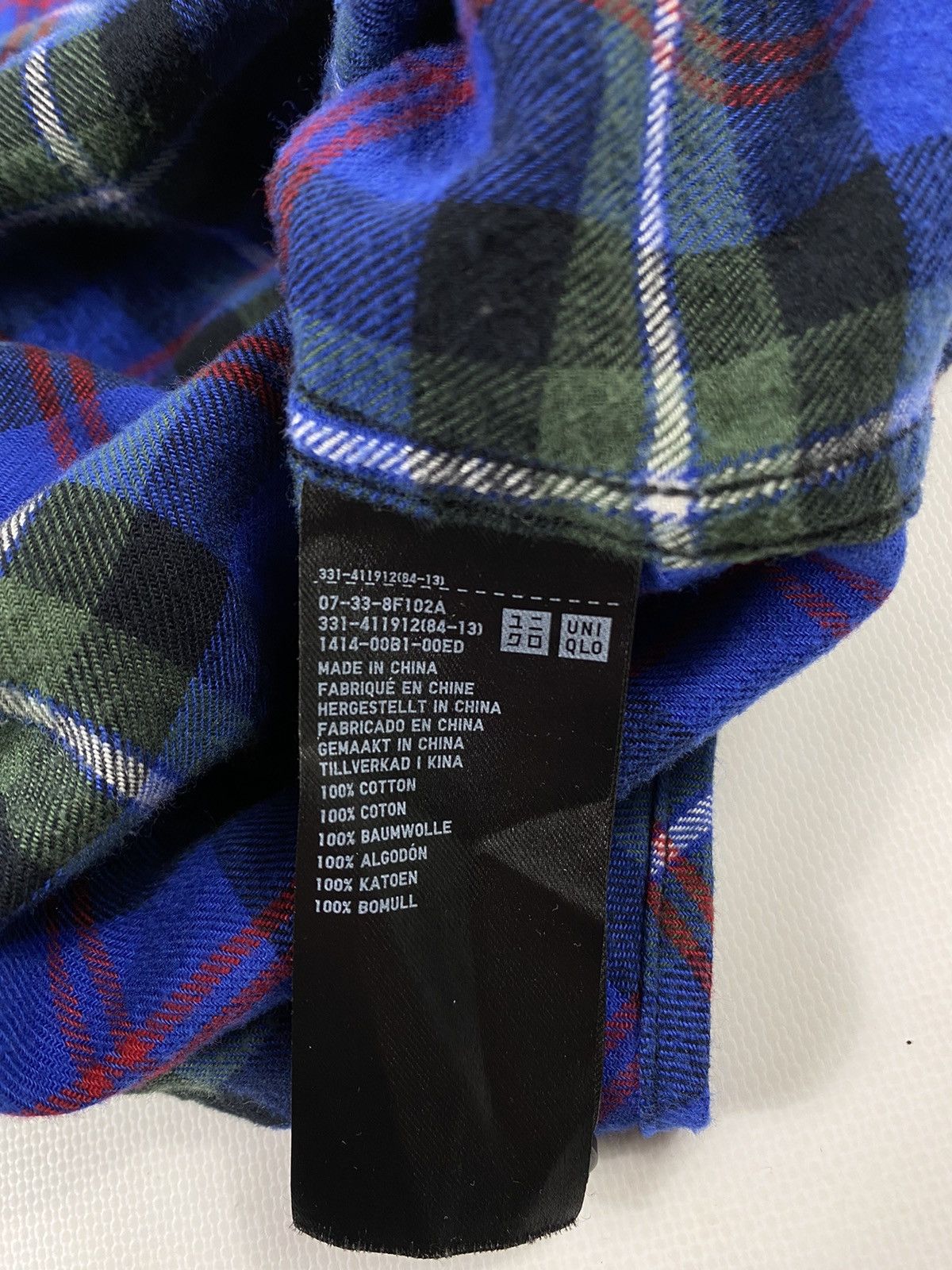 Uniqlo × Vintage Uniqlo Flannel cotton shirt L size Size US L / EU 52-54 / 3 - 7 Thumbnail