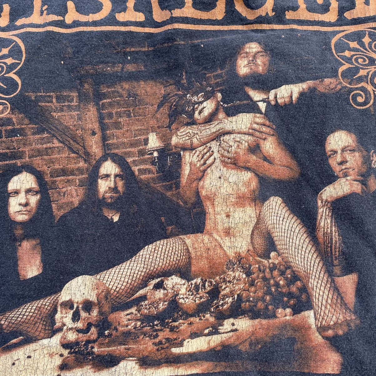 Vintage Vintage 90s Disregen Horror Graphic Tee Dark Academia Grunge Size US M / EU 48-50 / 2 - 7 Thumbnail