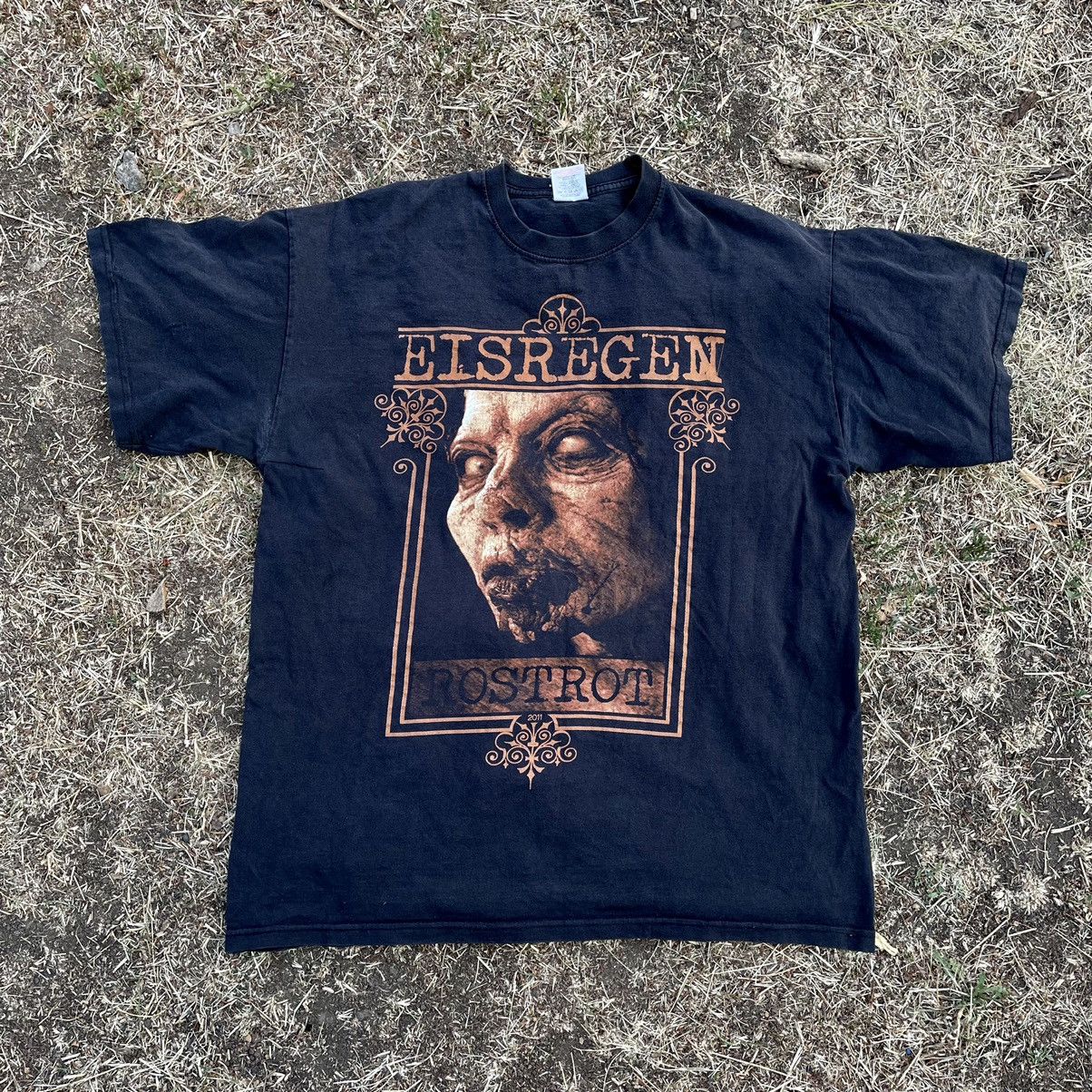Vintage Vintage 90s Disregen Horror Graphic Tee Dark Academia Grunge Size US M / EU 48-50 / 2 - 1 Thumbnail