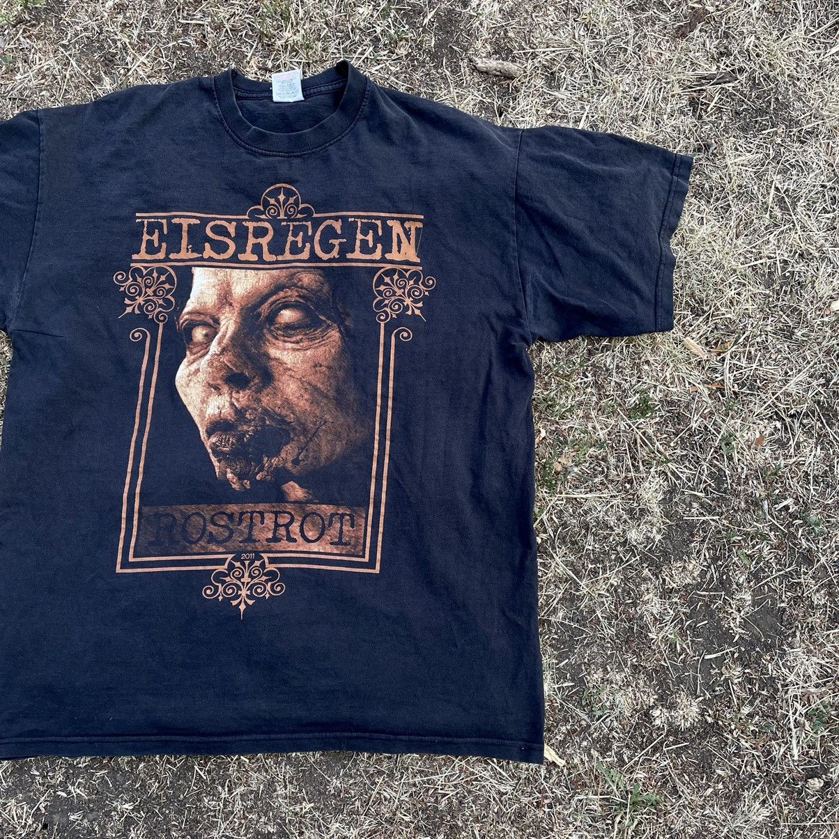 Vintage Vintage 90s Disregen Horror Graphic Tee Dark Academia Grunge Size US M / EU 48-50 / 2 - 2 Thumbnail