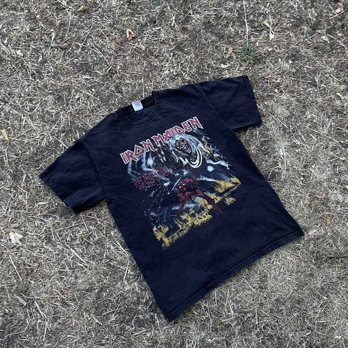 Band Tees Vintage Y2K Iron Maiden All Over Print Band Rock M Size US M / EU 48-50 / 2 - 4 Thumbnail
