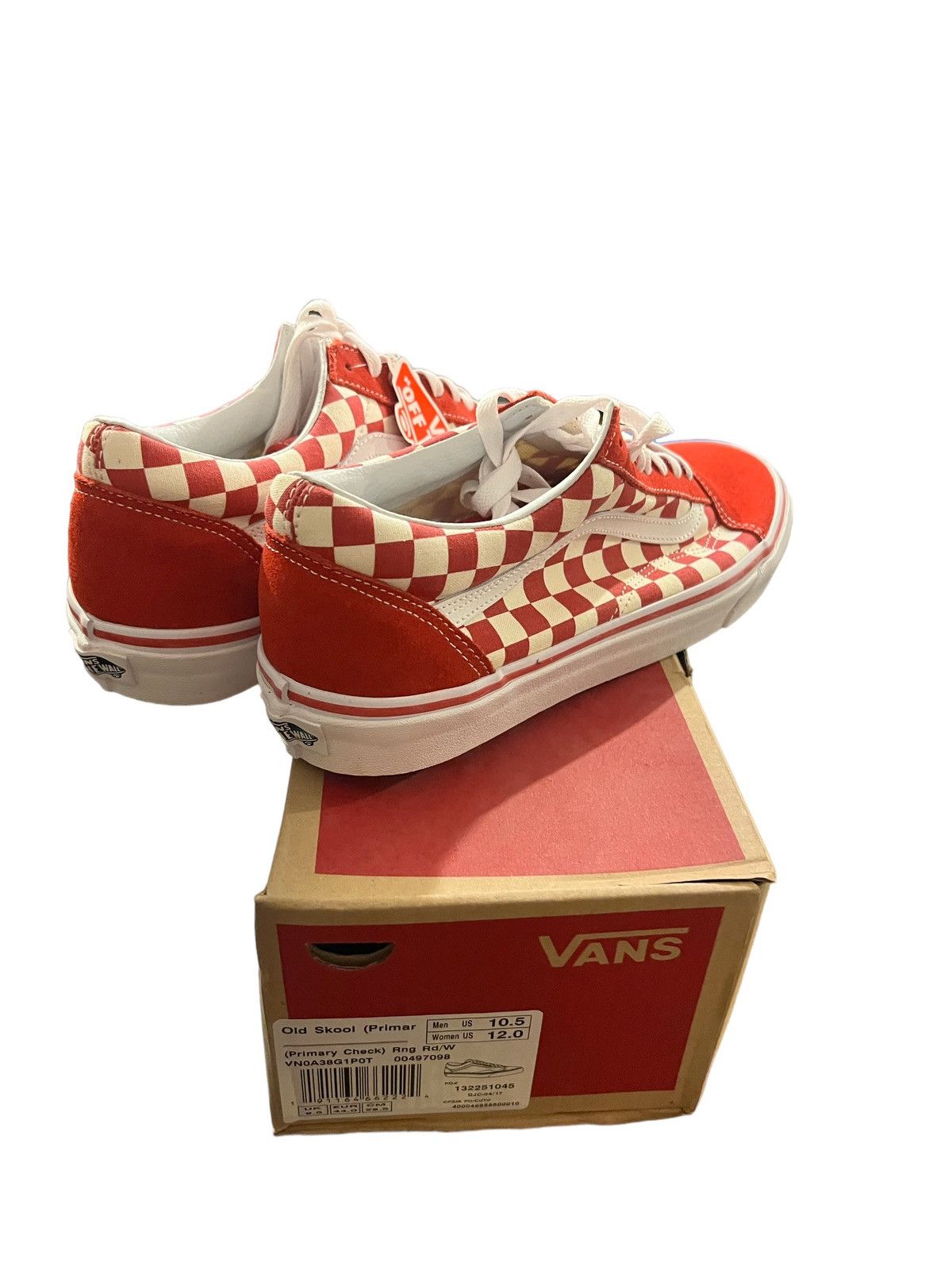 Vans Vans Low Sk8 “ Red Checkered “ Size US 10.5 / EU 43-44 - 2 Thumbnail