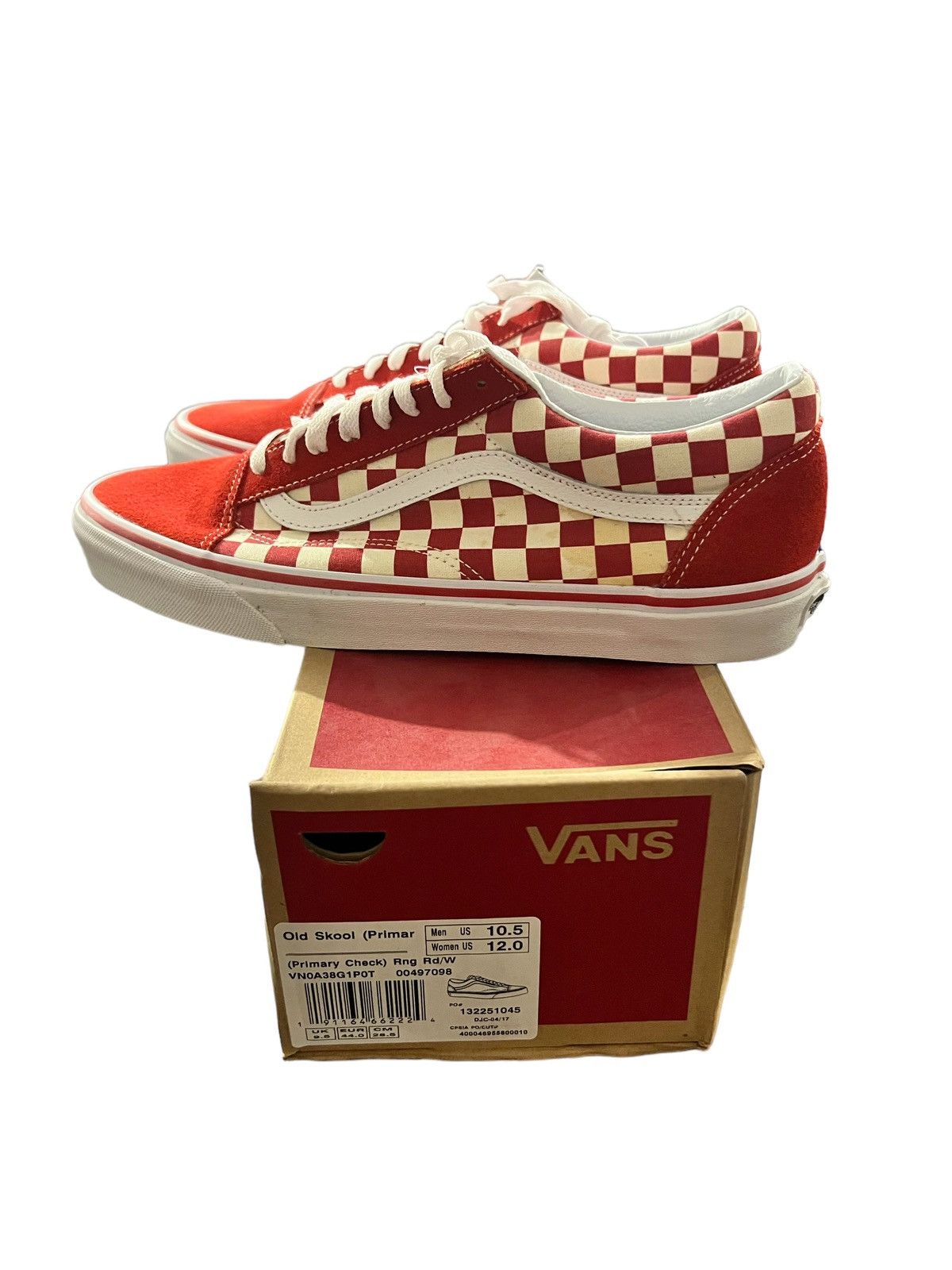 Vans Vans Low Sk8 “ Red Checkered “ Size US 10.5 / EU 43-44 - 4 Thumbnail