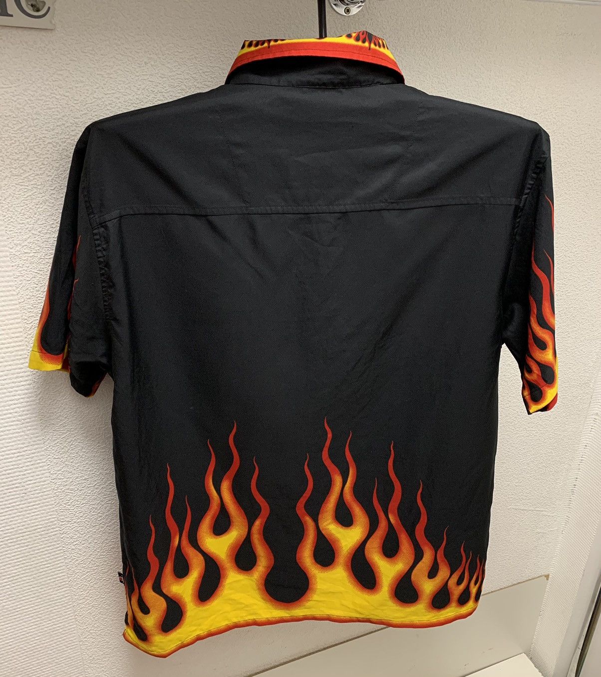Japanese Brand Duke Crazy shirt flame vintage dragonball streetwear L Size US XL / EU 56 / 4 - 2 Thumbnail