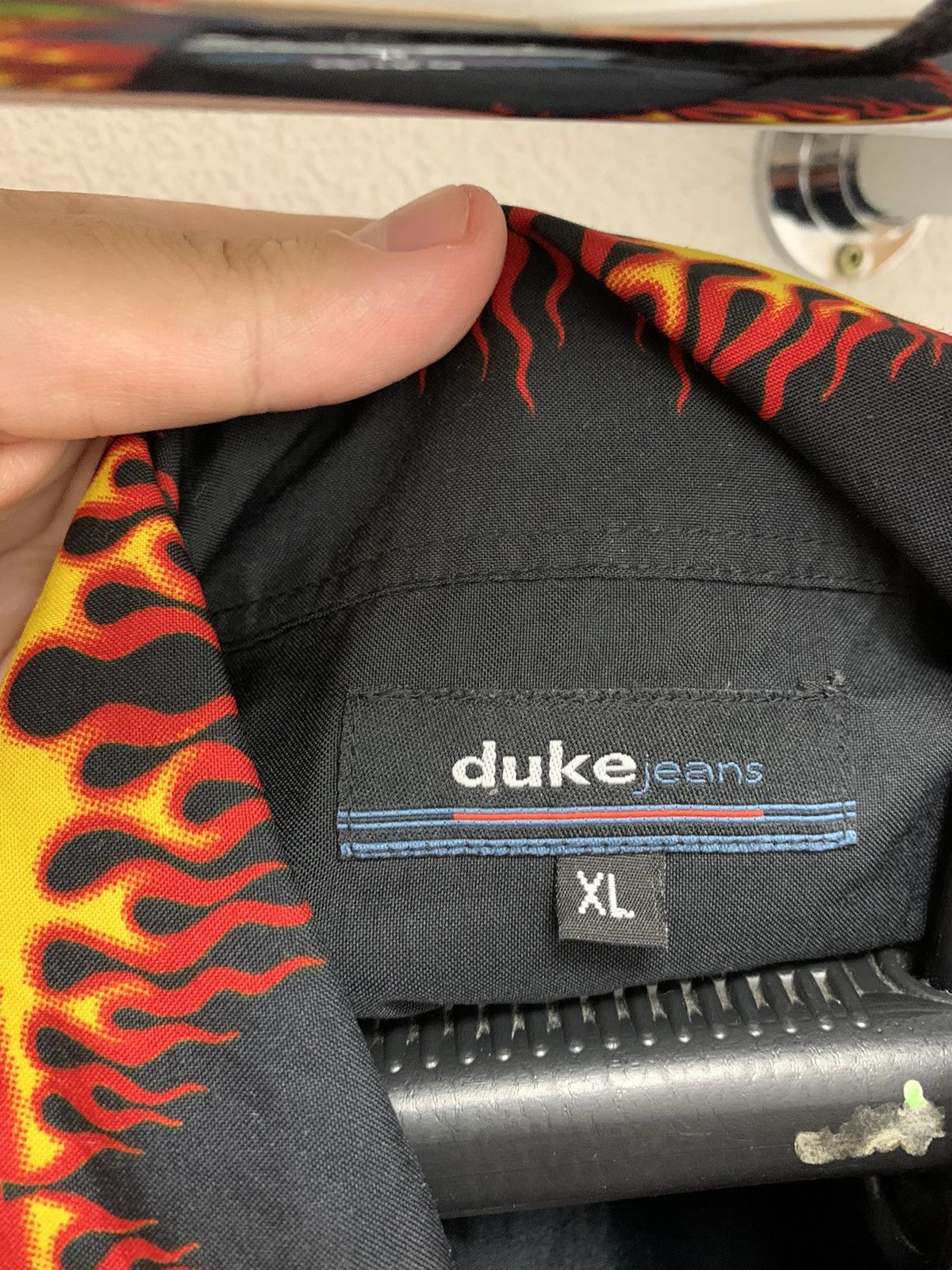 Japanese Brand Duke Crazy shirt flame vintage dragonball streetwear L Size US XL / EU 56 / 4 - 6 Thumbnail