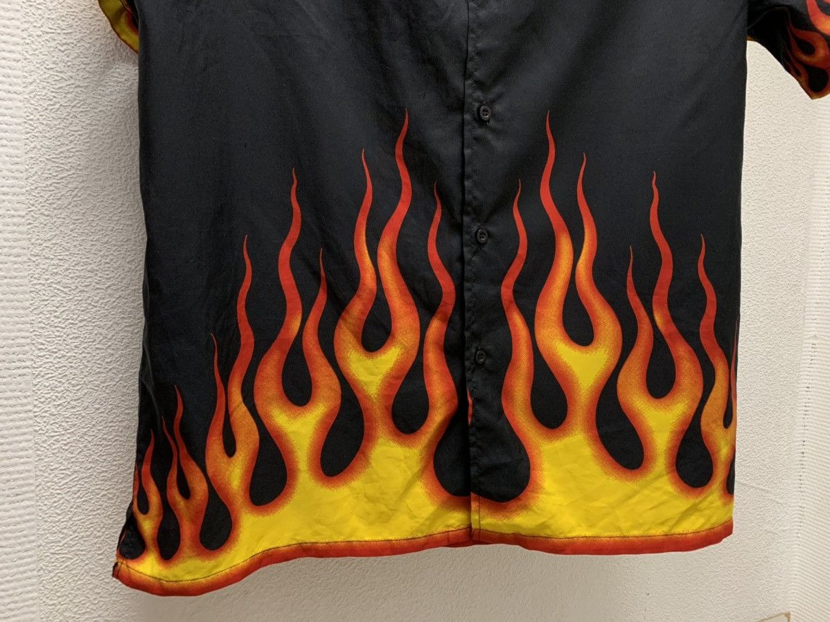 Japanese Brand Duke Crazy shirt flame vintage dragonball streetwear L Size US XL / EU 56 / 4 - 3 Thumbnail