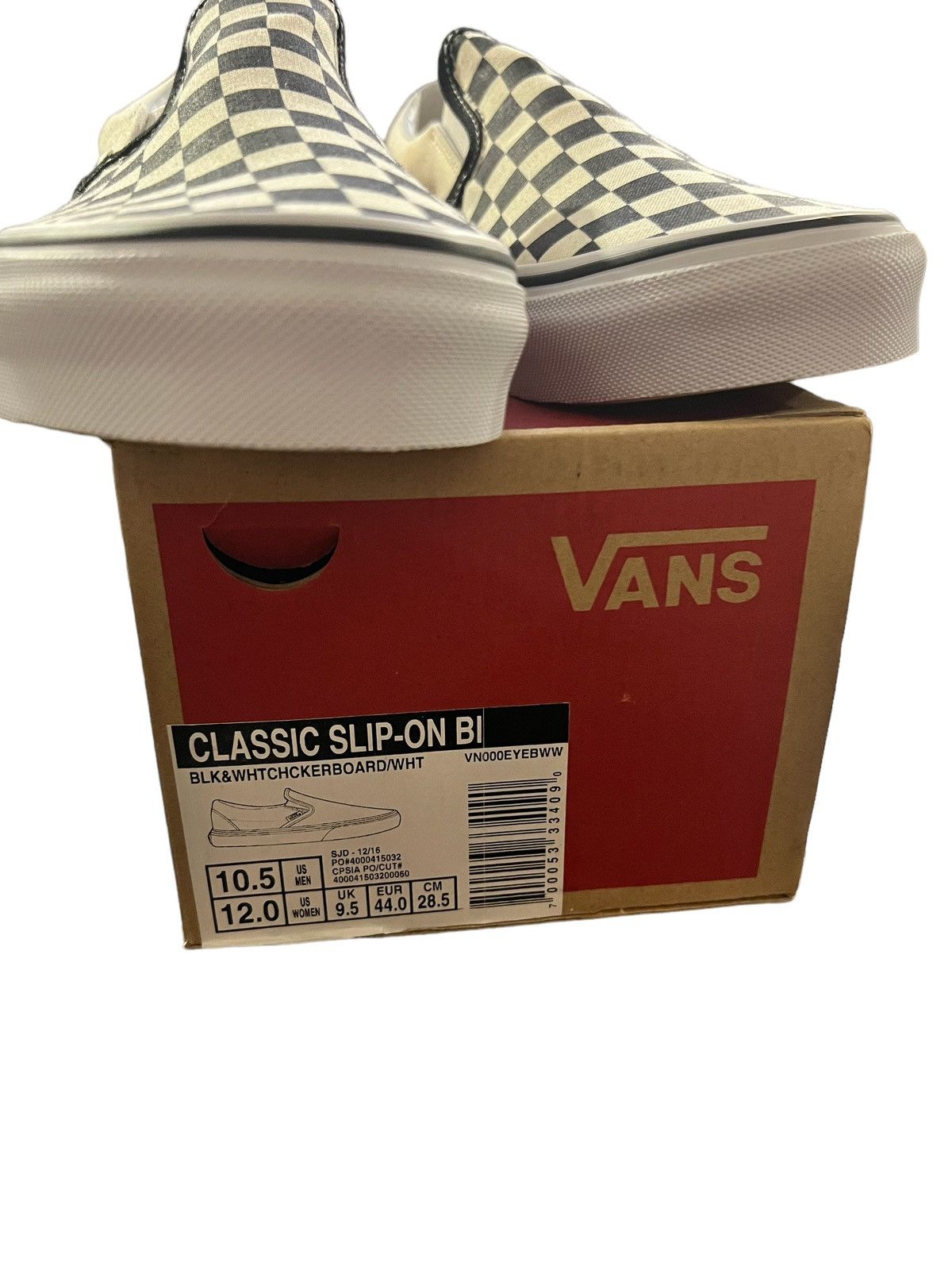 Vans Vans Low Sk8 “ Checkered White & Black “ Size US 10.5 / EU 43-44 - 3 Thumbnail