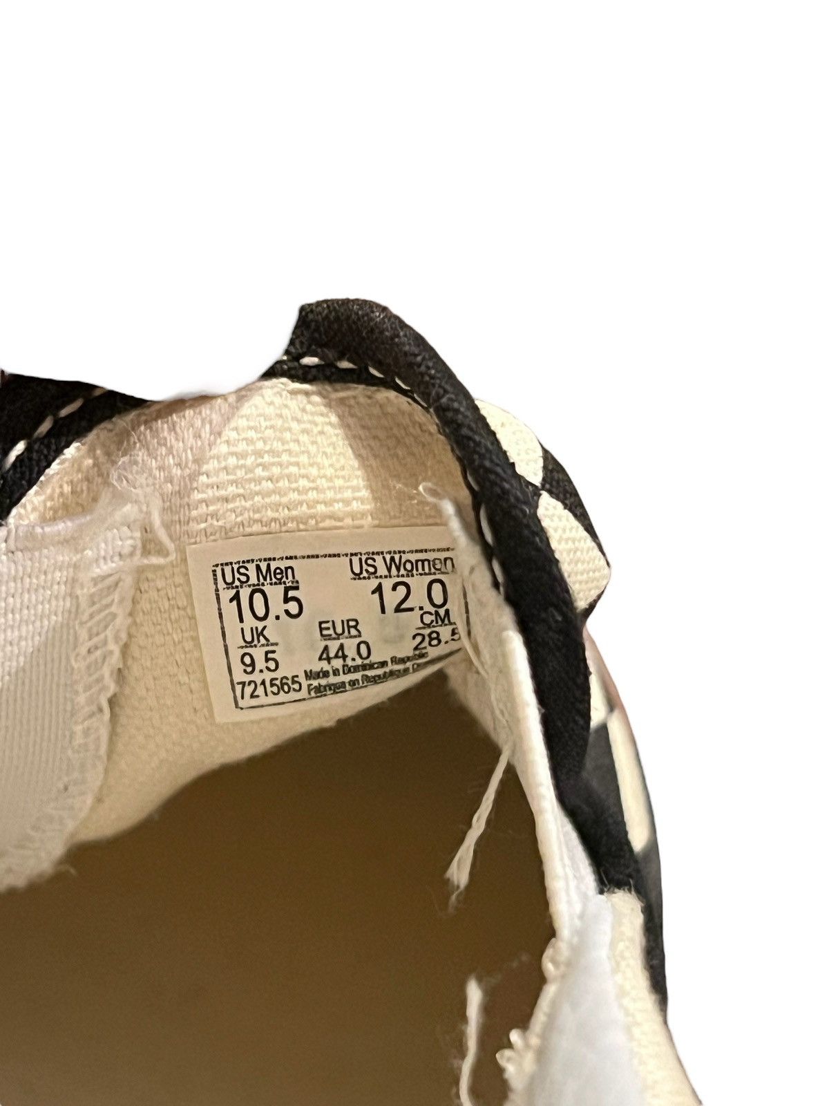Vans Vans Low Sk8 “ Checkered White & Black “ Size US 10.5 / EU 43-44 - 6 Thumbnail