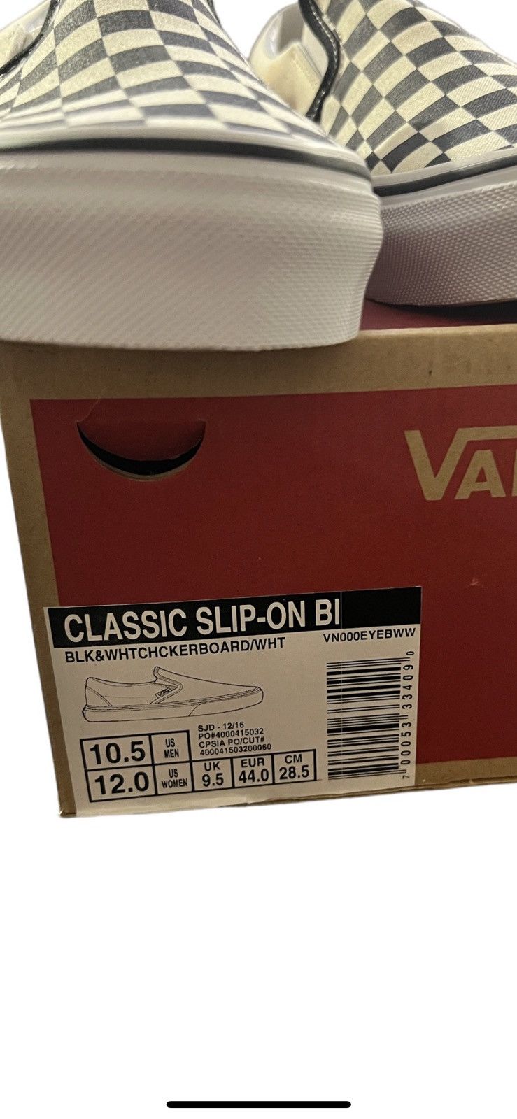 Vans Vans Low Sk8 “ Checkered White & Black “ Size US 10.5 / EU 43-44 - 7 Thumbnail