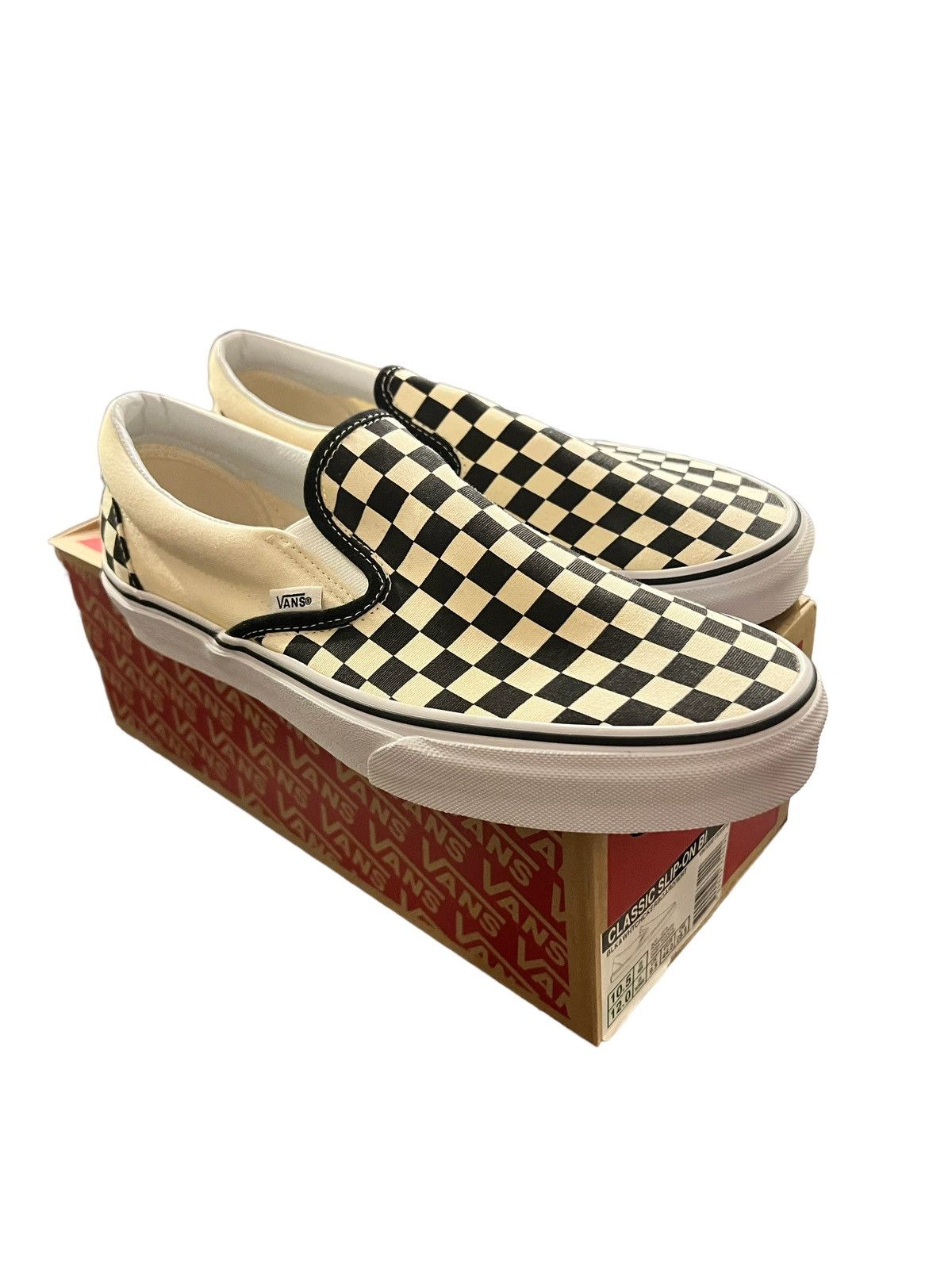 Vans Vans Low Sk8 “ Checkered White & Black “ Size US 10.5 / EU 43-44 - 1 Thumbnail