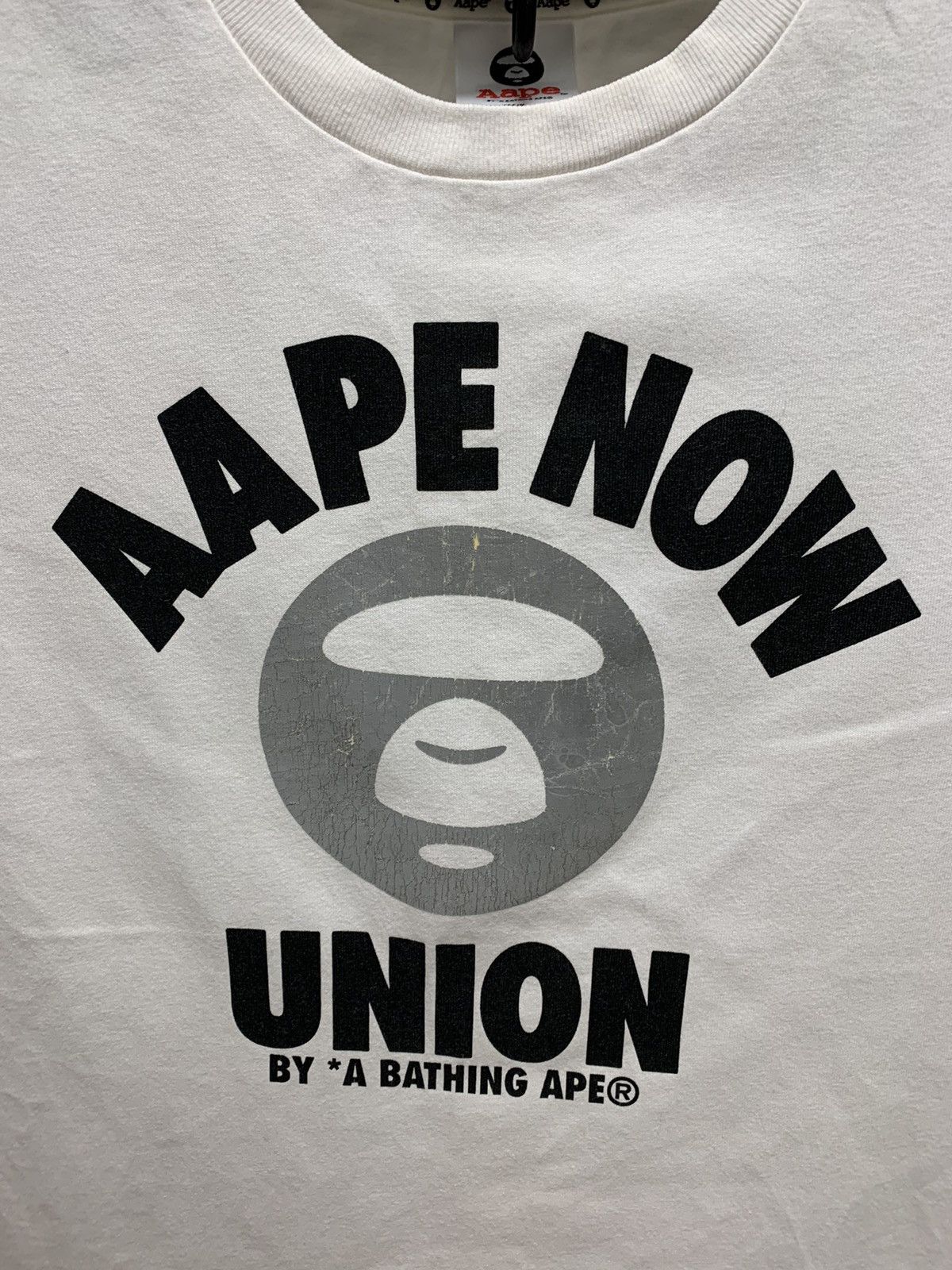 Aape Aape union big logo white t-shirt S sz Japanese brand Size US S / EU 44-46 / 1 - 3 Thumbnail