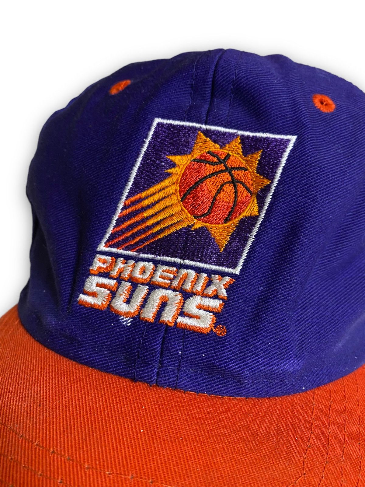 NBA Vintage pheonix suns NBA team USA hat Purple Orange y2k cap Size ONE SIZE - 2 Thumbnail