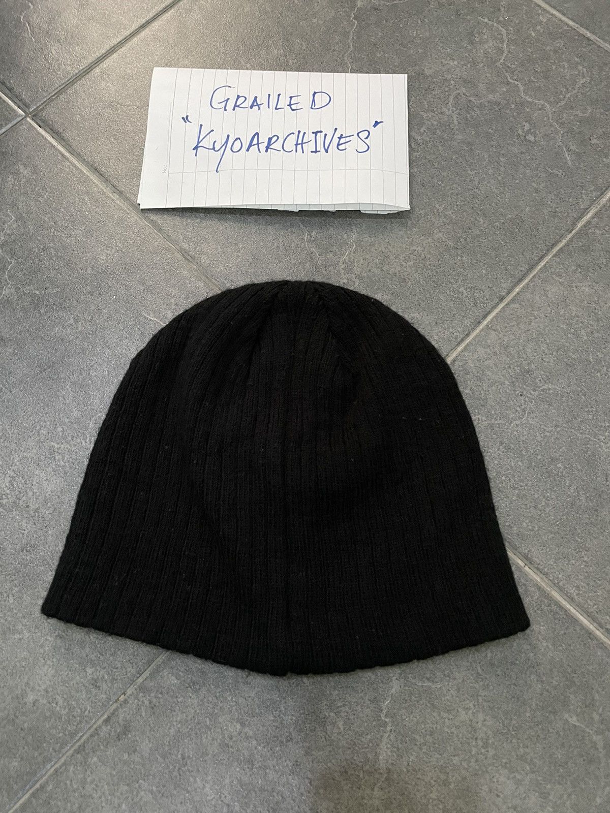 Japanese Brand NITRO CONSULT BLACK BEANIE Size ONE SIZE - 2 Thumbnail