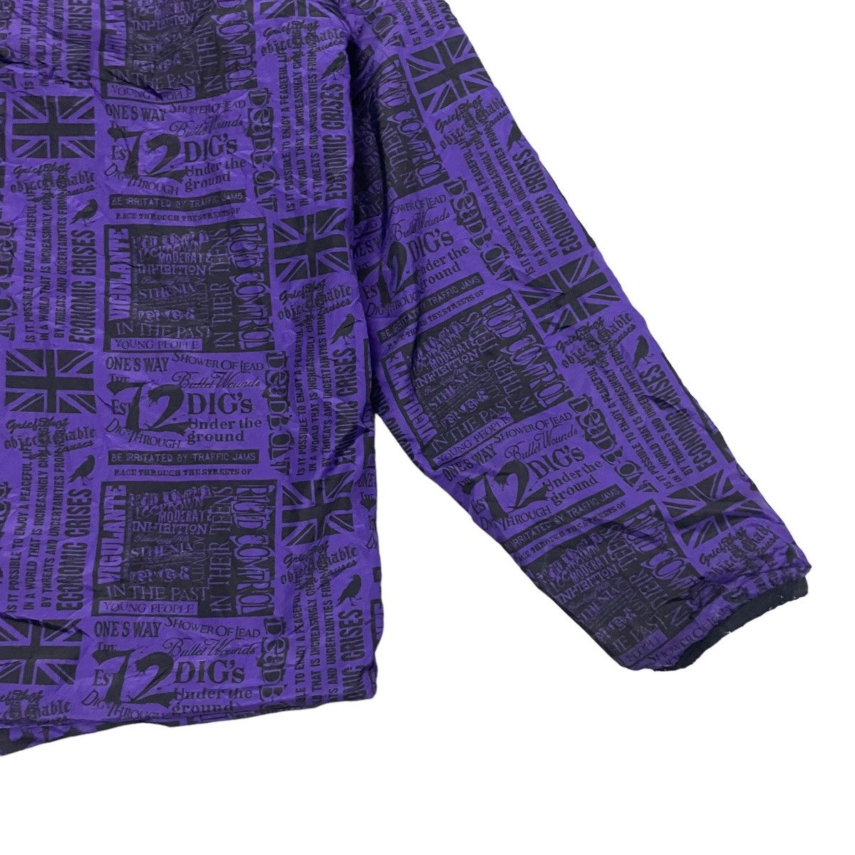 Beauty Beast 🇯🇵 CINEMA FULL PRINT NEWSPAPER SEDITIONARIES PUNK JACKET Size US M / EU 48-50 / 2 - 6 Thumbnail