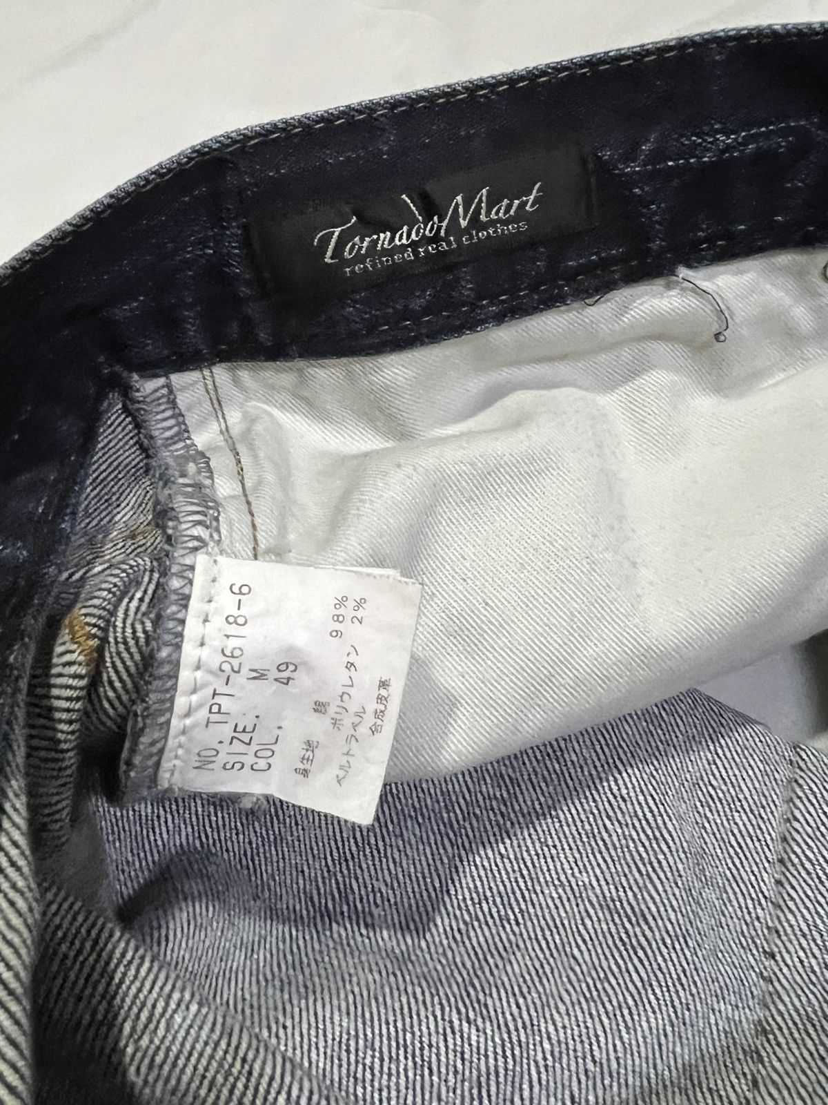Tornado Mart ❌NEED TO GONE❌Tornado mart Japan Distressed Clawmark Flare Size US 31 - 19 Thumbnail