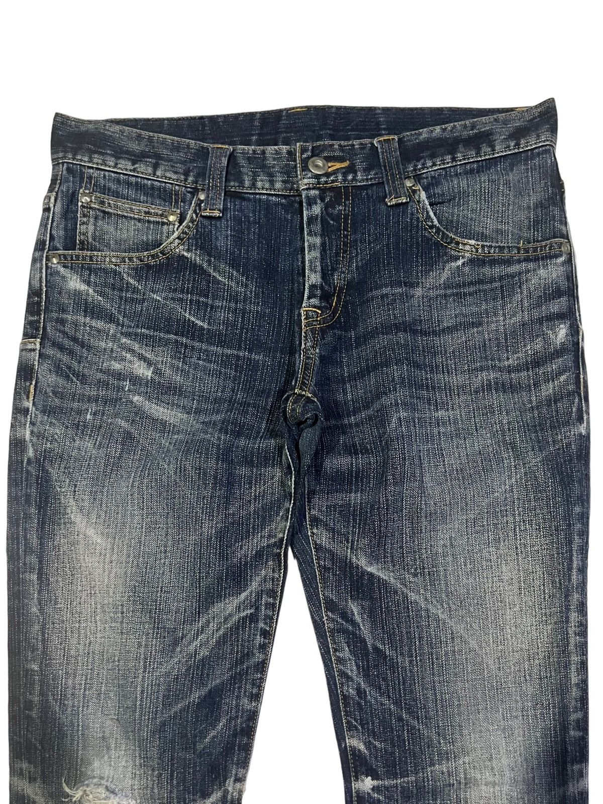 Tornado Mart ❌NEED TO GONE❌Tornado mart Japan Distressed Clawmark Flare Size US 31 - 3 Thumbnail