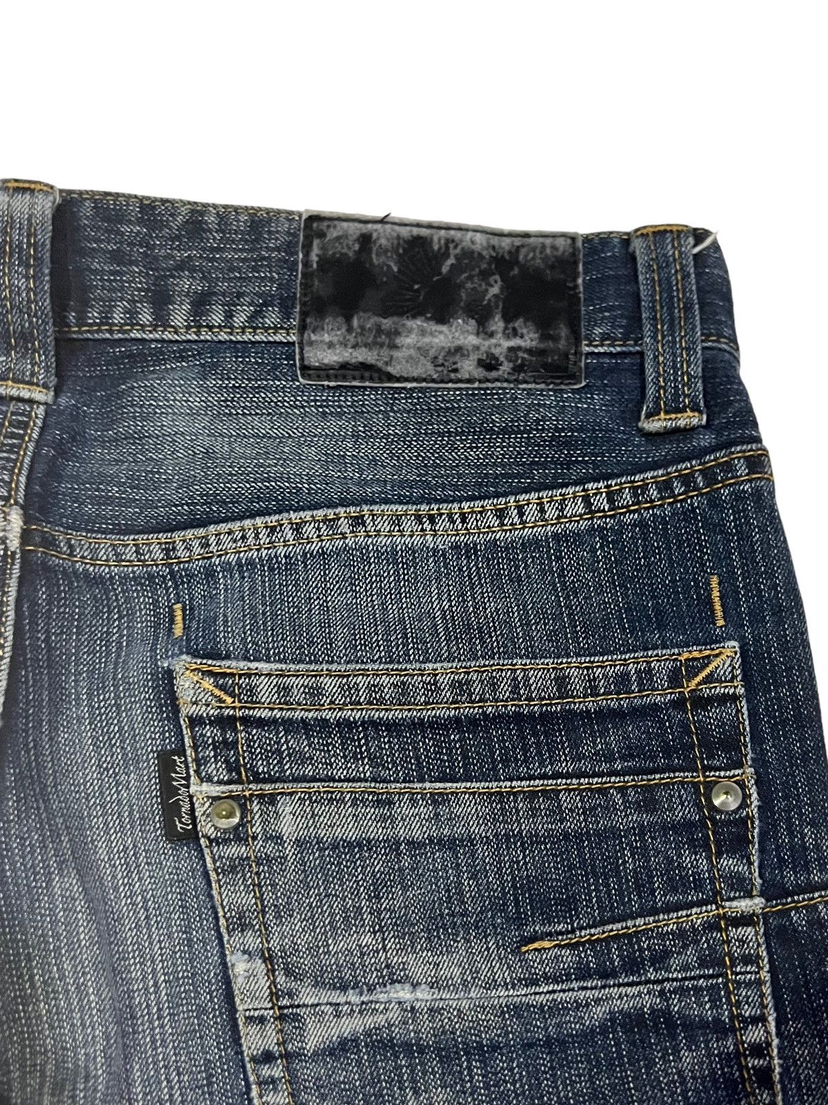 Tornado Mart ❌NEED TO GONE❌Tornado mart Japan Distressed Clawmark Flare Size US 31 - 21 Thumbnail