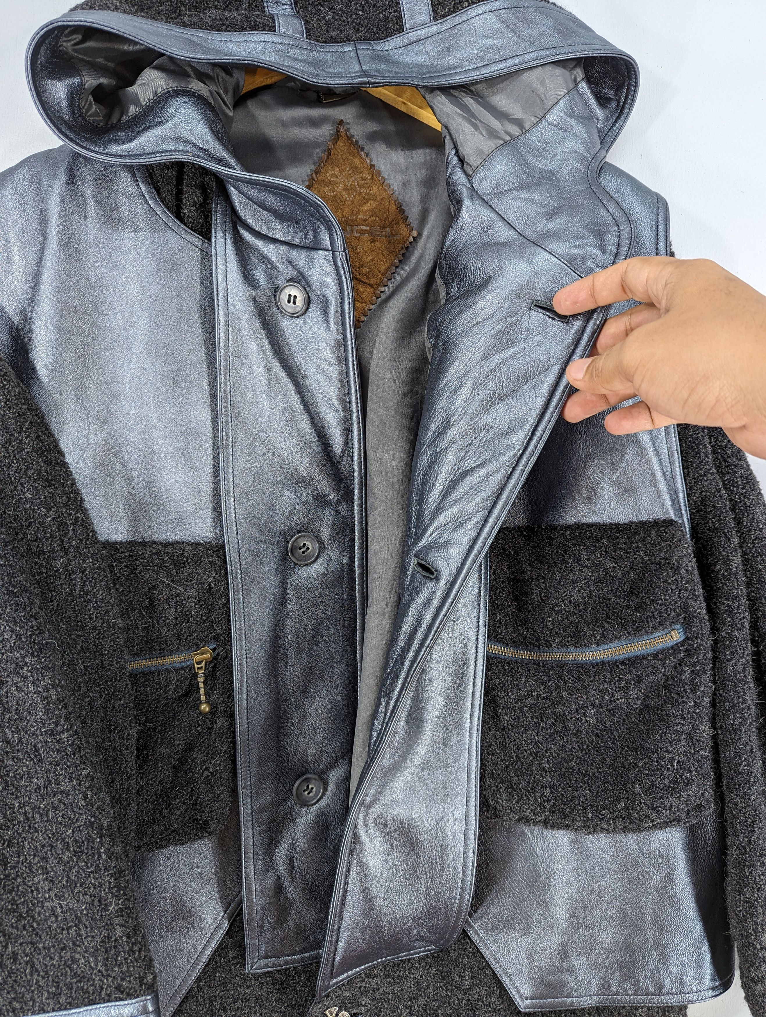 Lancel 🔥RARE🔥Vintage 2 in 1 Lancel Paris Wool Hooded Jacket Size US M / EU 48-50 / 2 - 4 Thumbnail