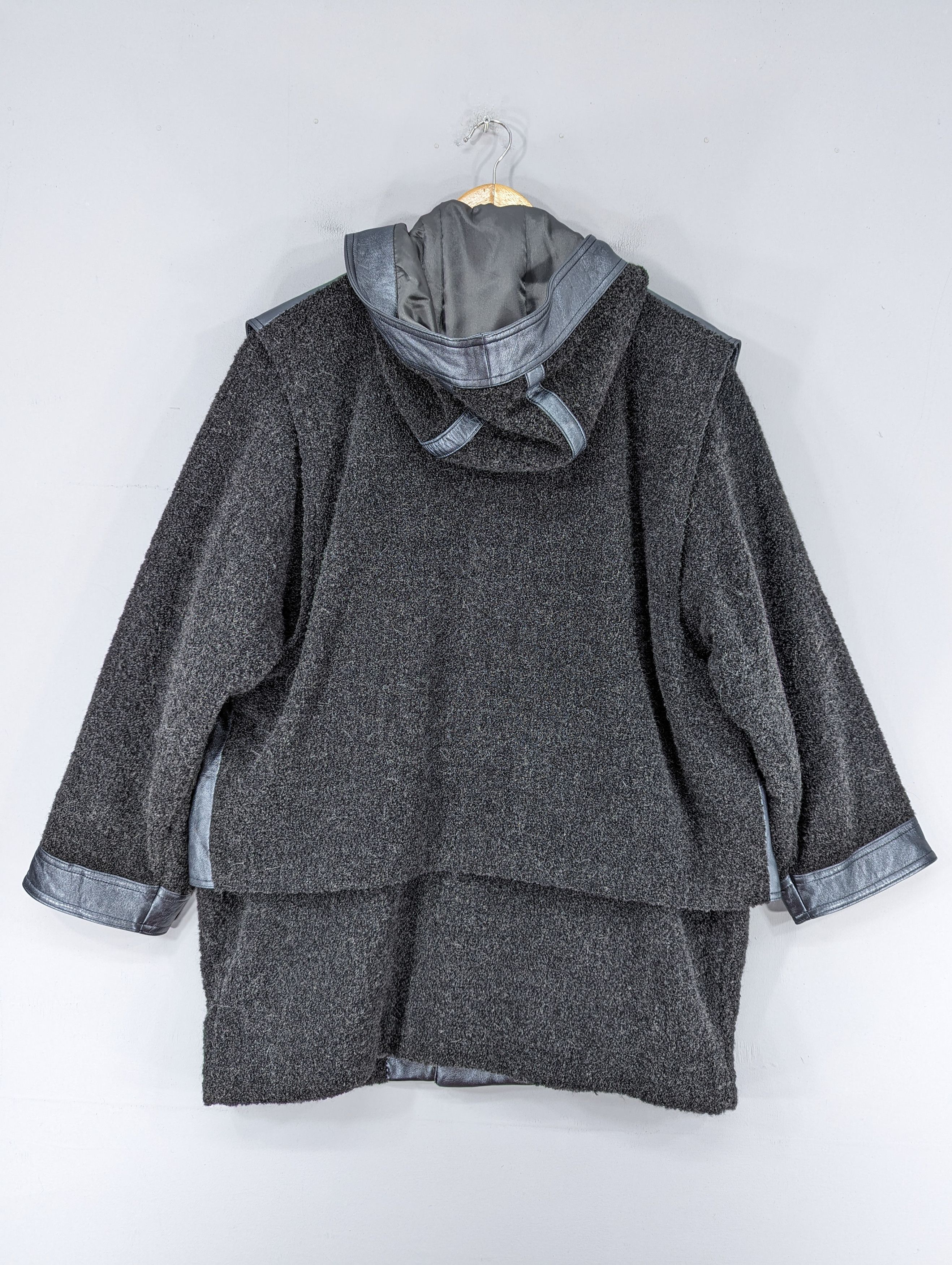 Lancel 🔥RARE🔥Vintage 2 in 1 Lancel Paris Wool Hooded Jacket Size US M / EU 48-50 / 2 - 9 Thumbnail